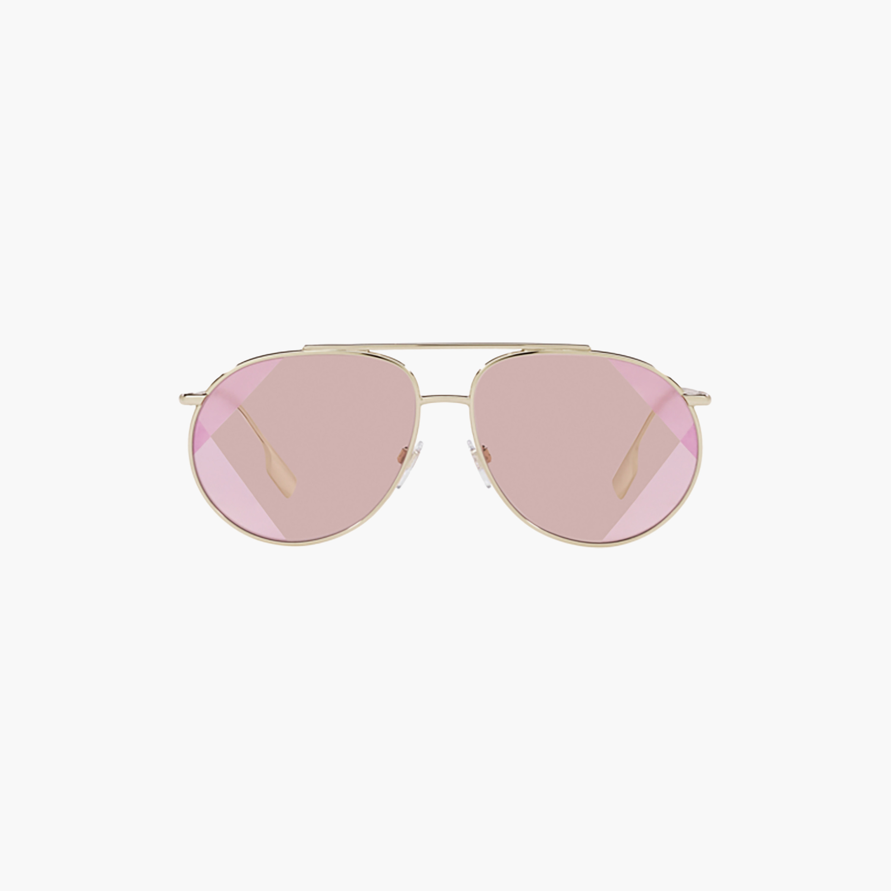 نظارات شمسية بربري نسائية بتصميم طيار وردي | 3138-women-sunglasses-image-1