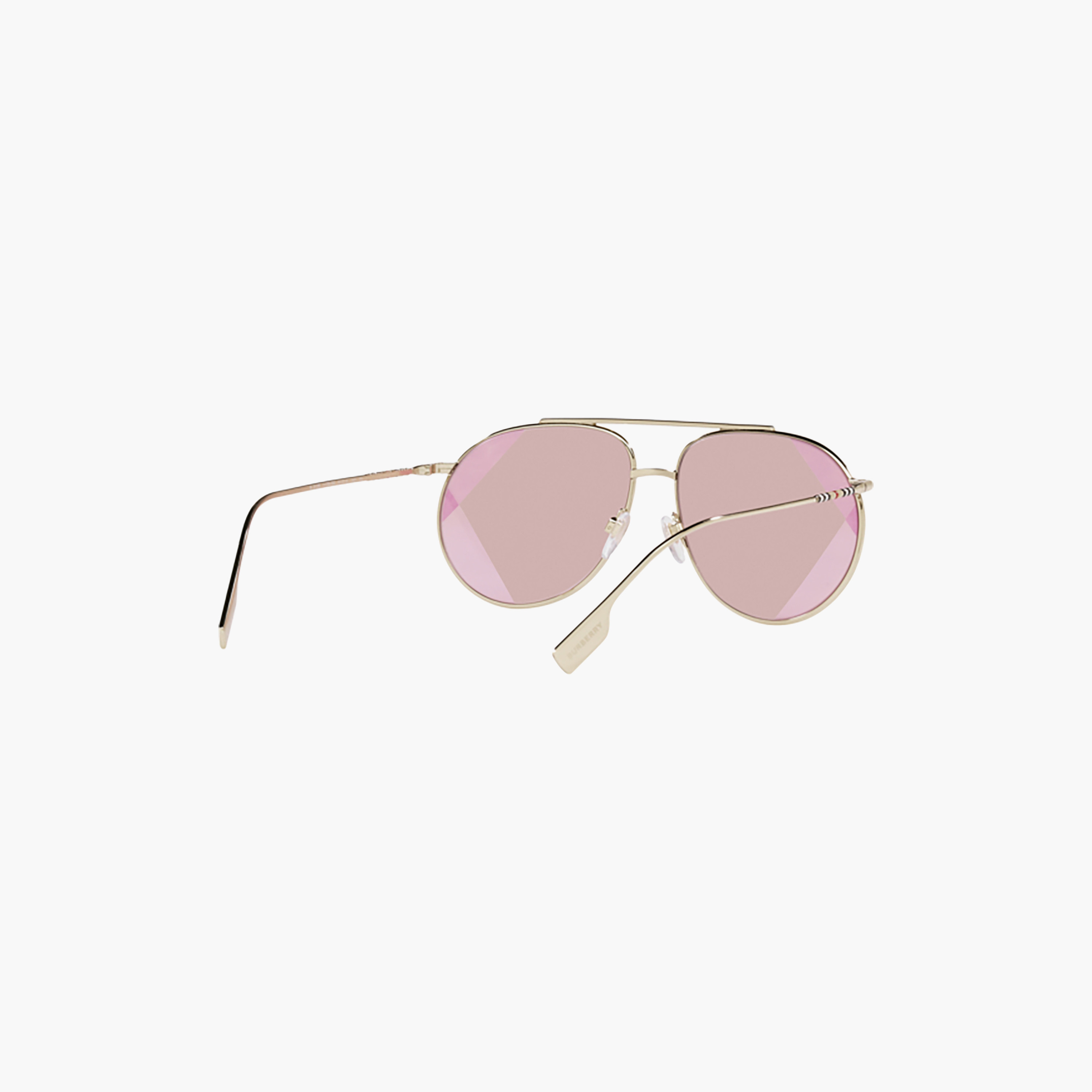 نظارات شمسية بربري نسائية بتصميم طيار وردي | 3138-women-sunglasses-image-4