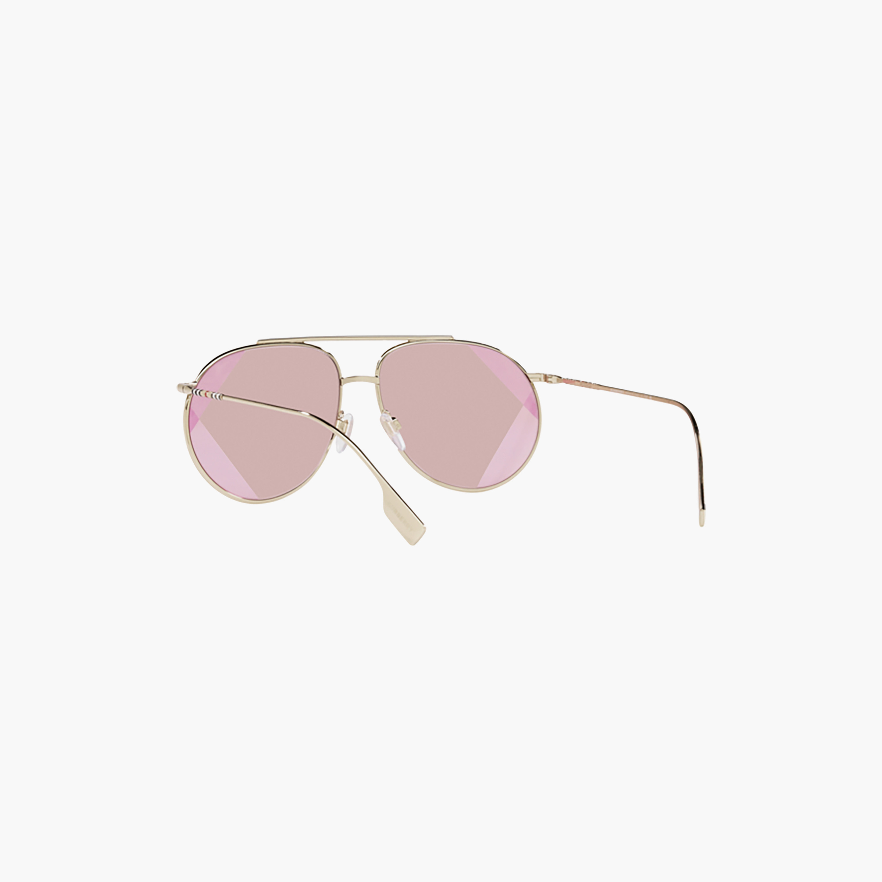 نظارات شمسية بربري نسائية بتصميم طيار وردي | 3138-women-sunglasses-image-5