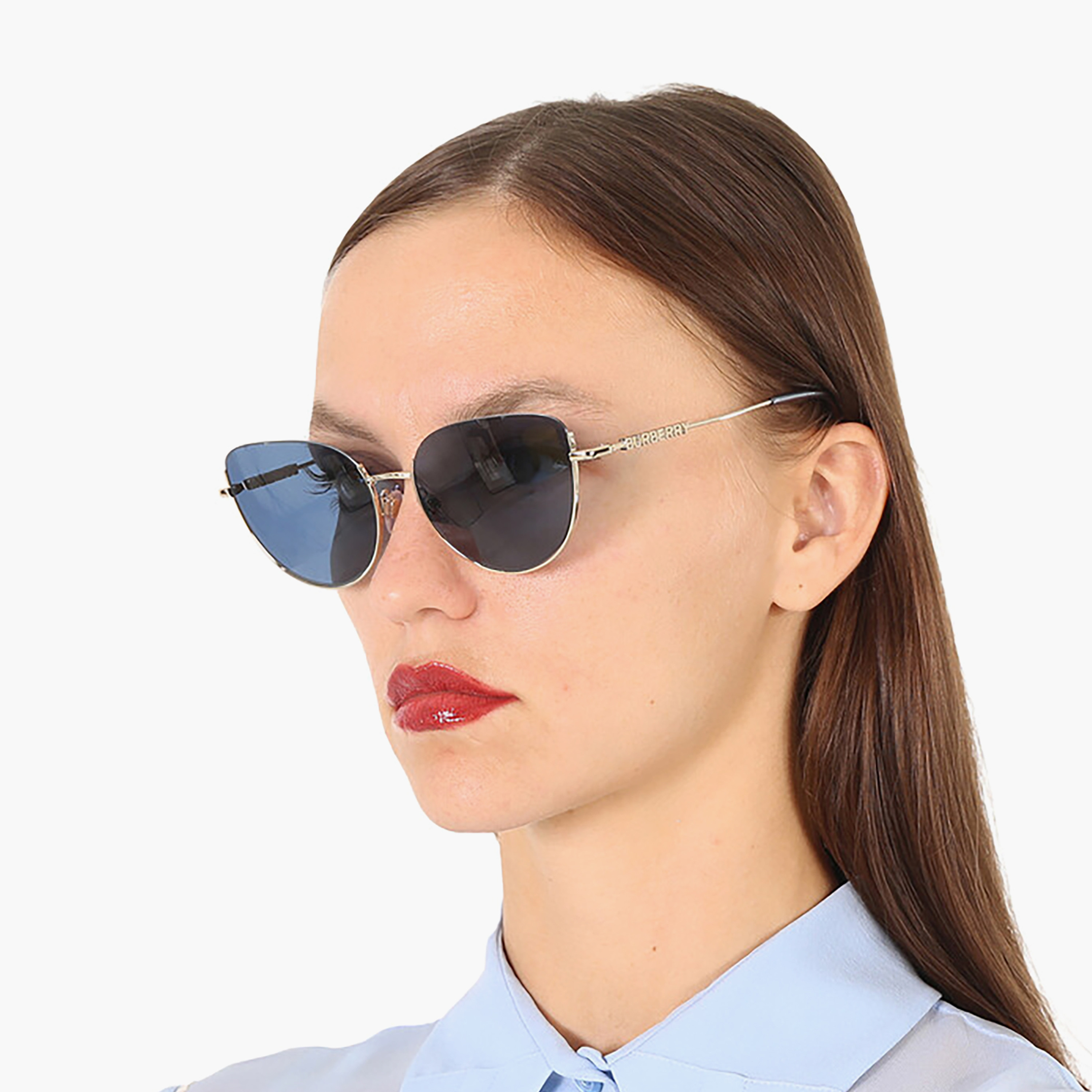 Burberry Women Cat Eye Blue Sunglasses | 3144-women-sunglasses-image-6