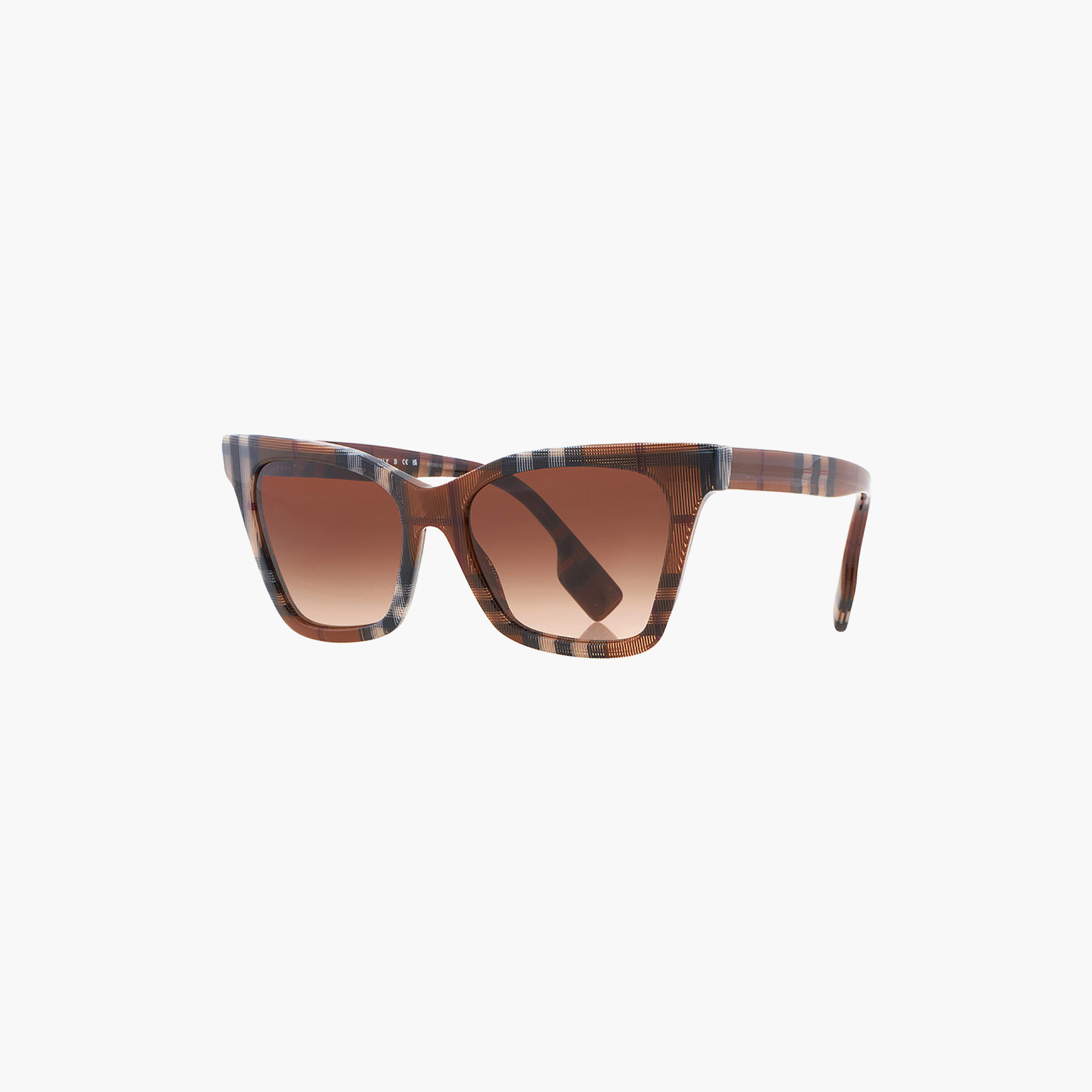 نظارات شمسية بنية اللون بتصميم عين القطة من بربري للنساء | 4346-women-sunglasses-image-4