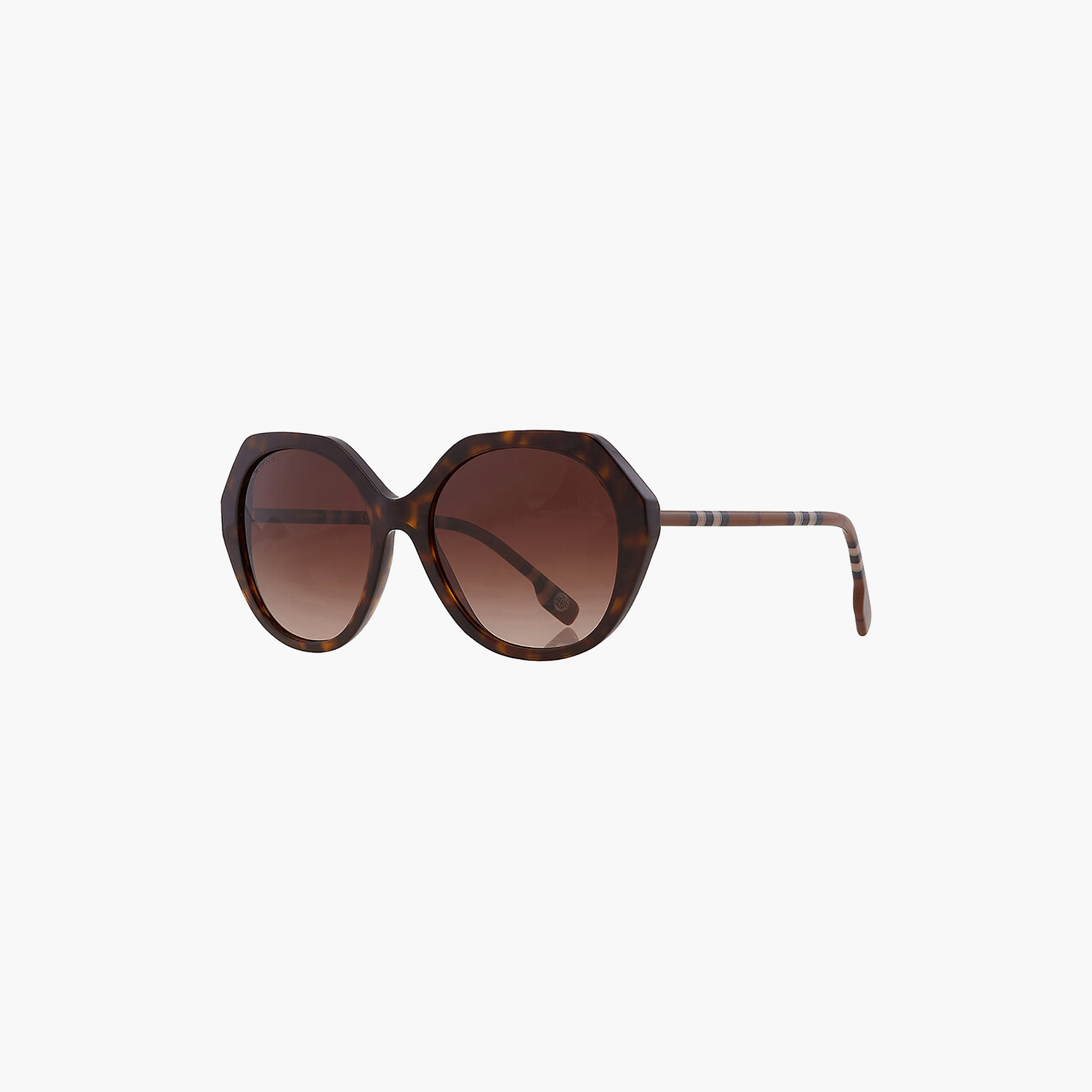 نظارات شمسية بنية اللون بتصميم هندسي من بربري للنساء | 4375-women-sunglasses-image-3