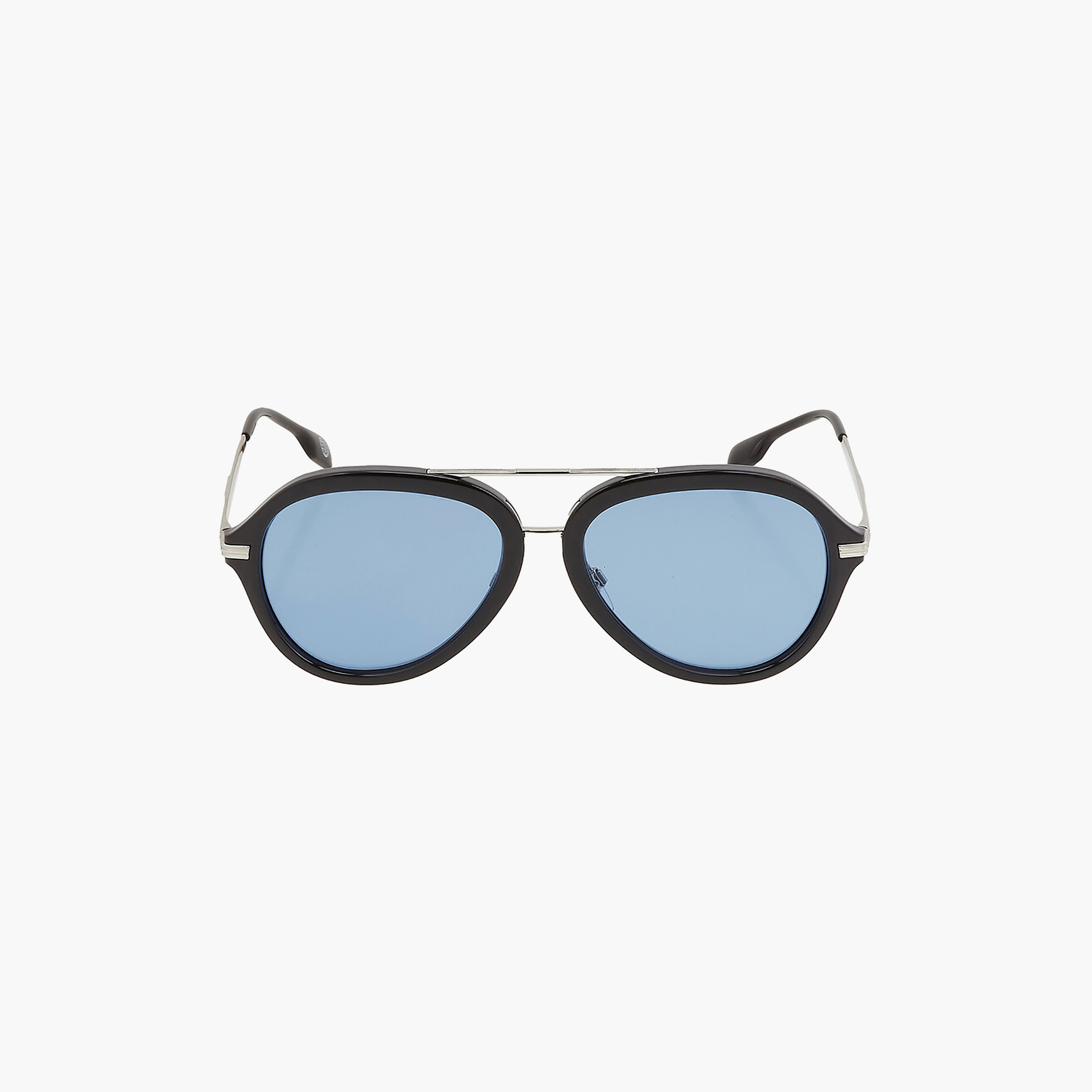 نظارات شمسية دائرية زرقاء للرجال من بربري | 4377-men-sunglasses-image-1