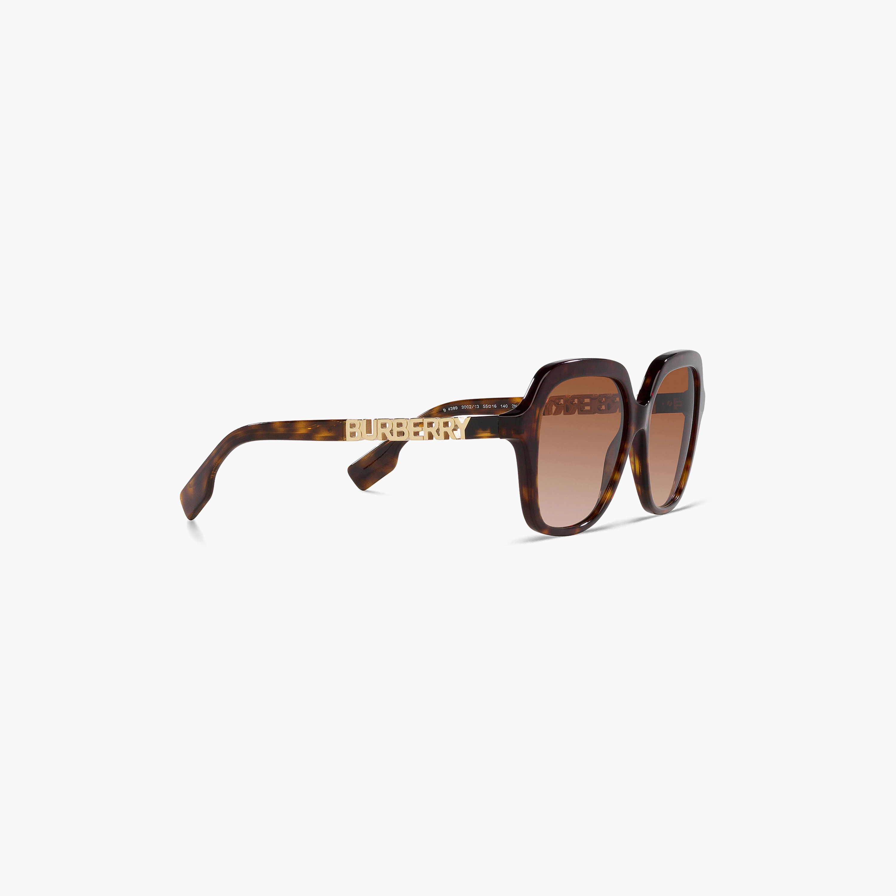 نظارات شمسية مربعة بنية اللون من بربري للنساء | 4389-women-sunglasses-image-4