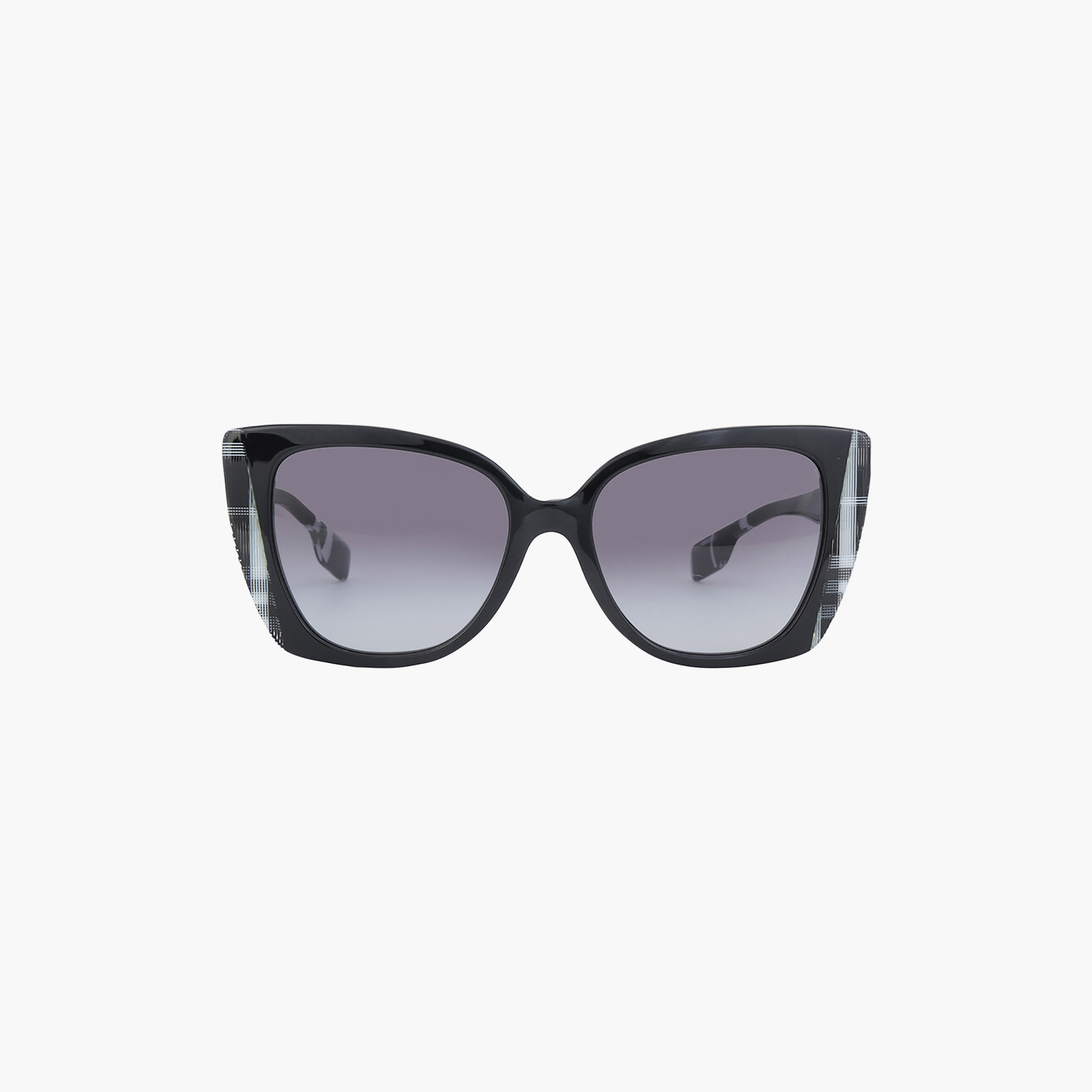 نظارات شمسية رمادية بتصميم عين القطة من بربري للنساء | 4393-women-sunglasses-image-1