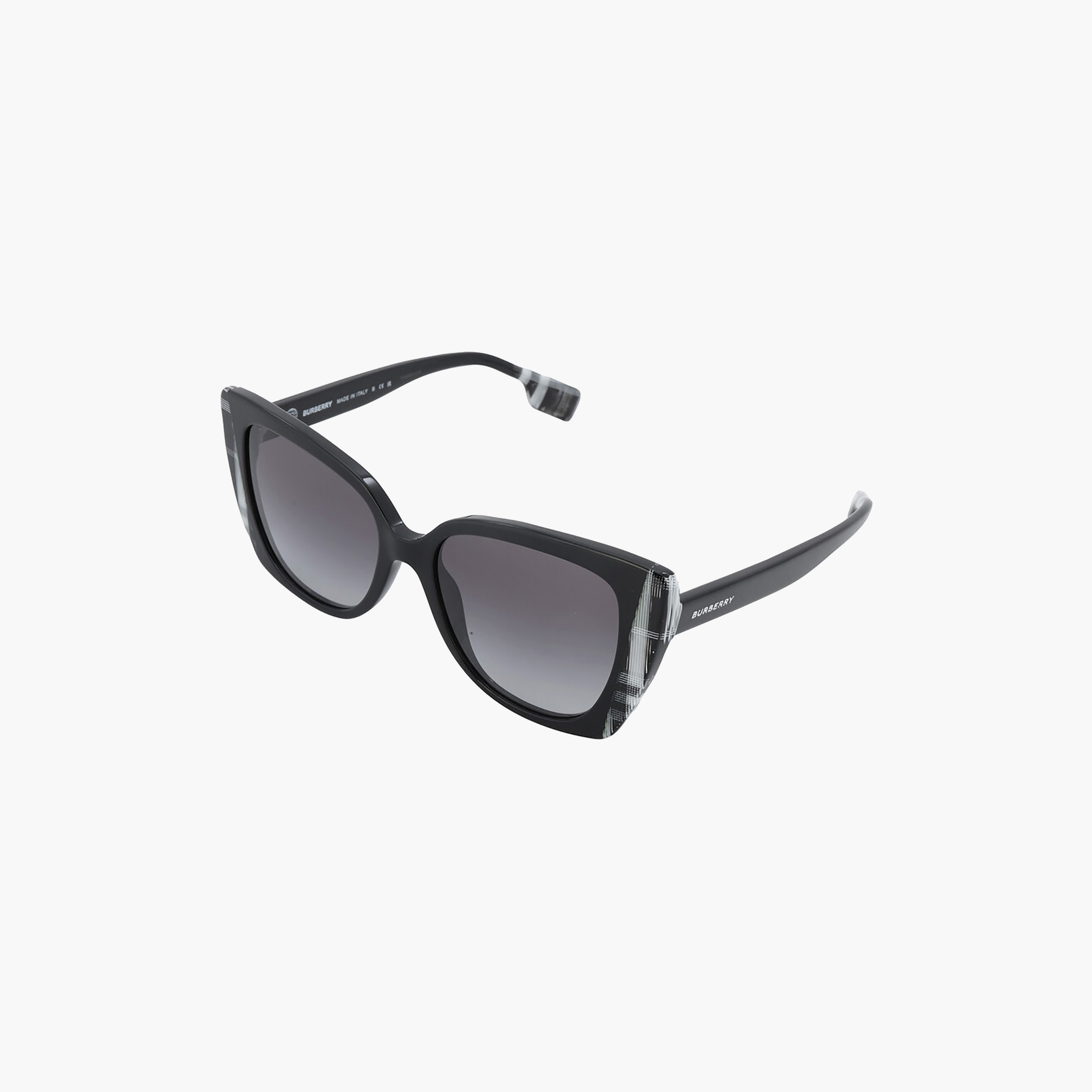 نظارات شمسية رمادية بتصميم عين القطة من بربري للنساء | 4393-women-sunglasses-image-3