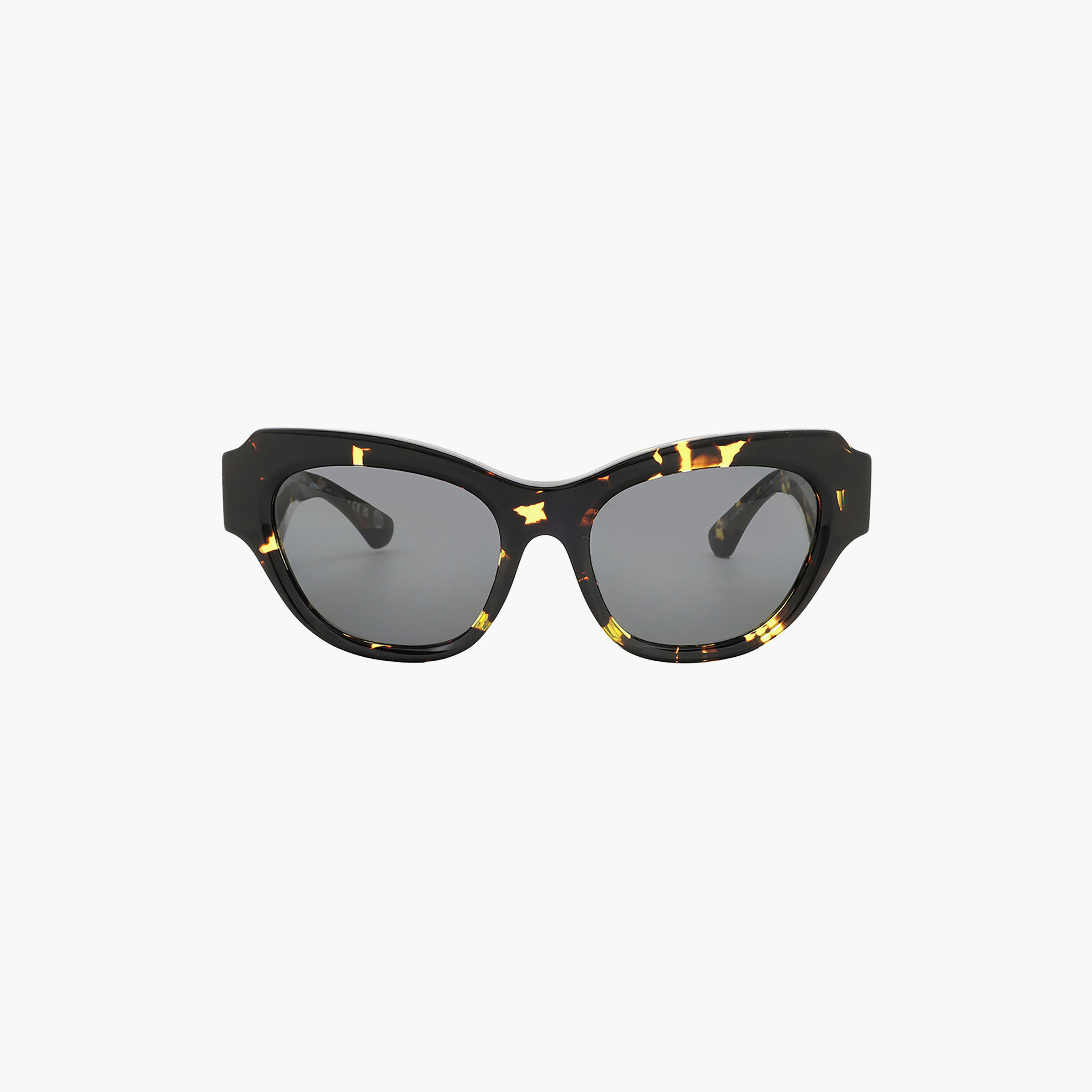 نظارات شمسية رمادية بتصميم عين القطة من بربري للنساء | 4423-women-sunglasses-image-1