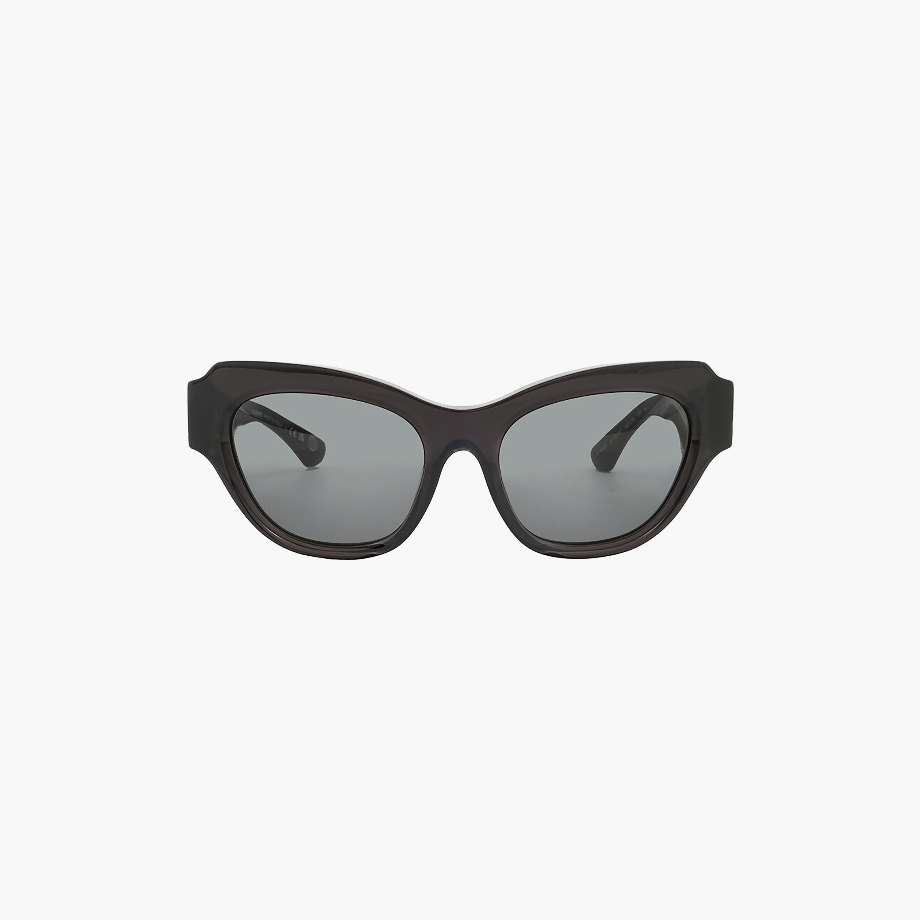 نظارات شمسية رمادية بتصميم عين القطة من بربري للنساء | 4423-women-sunglasses-image-1