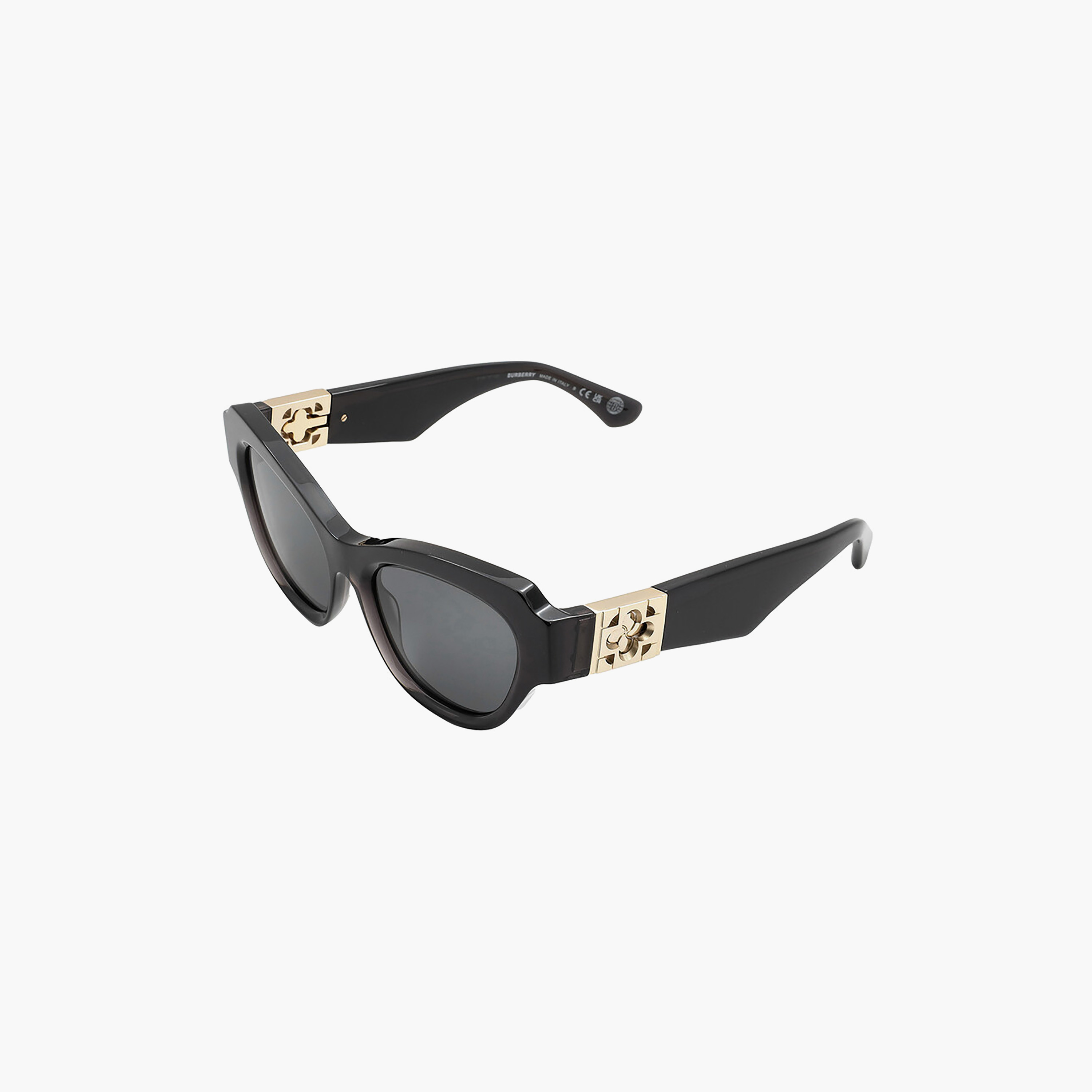 نظارات شمسية رمادية بتصميم عين القطة من بربري للنساء | 4423-women-sunglasses-image-3
