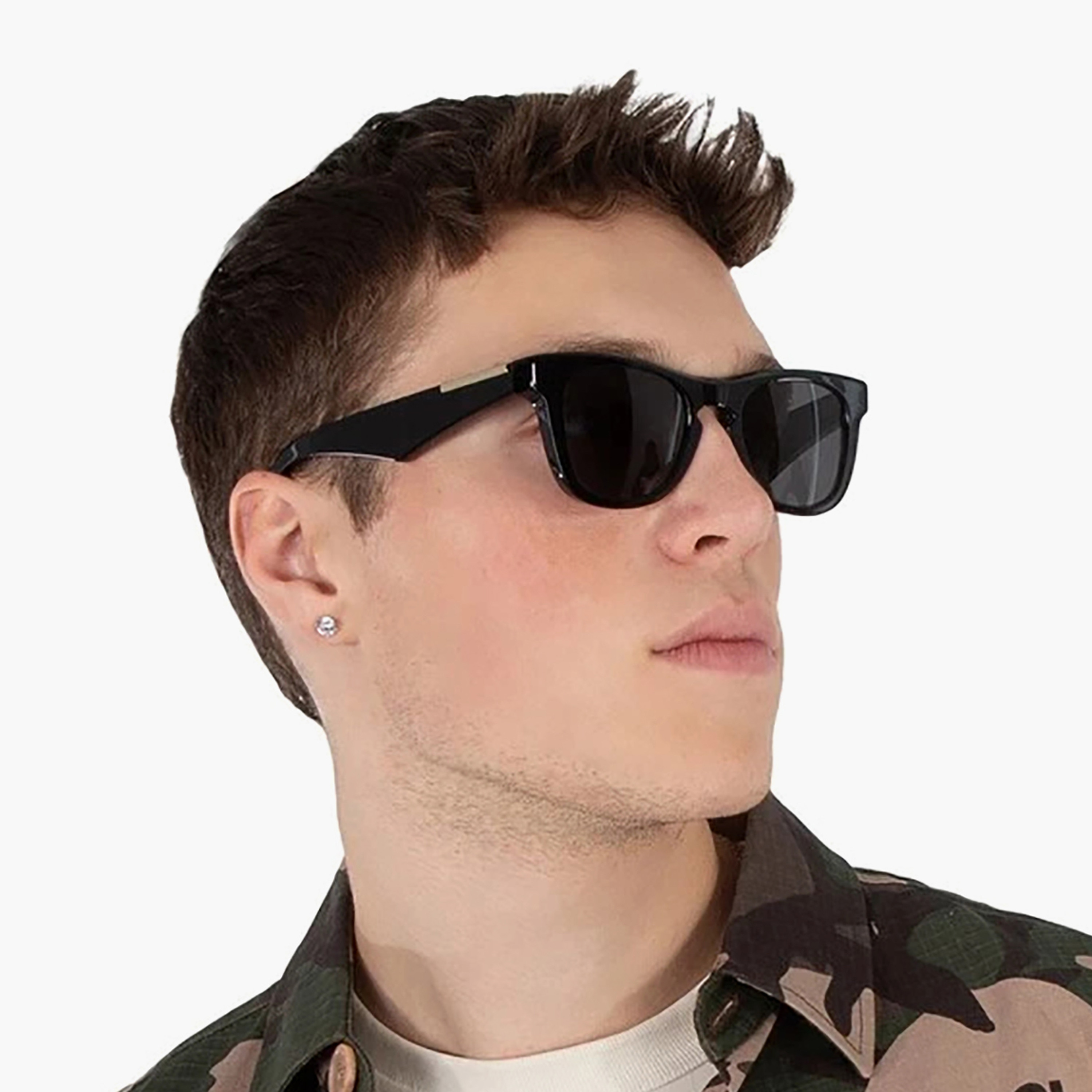 نظارات شمسية رمادية من بربري للجنسين طراز وايفارير | 4426-men-sunglasses-image-6