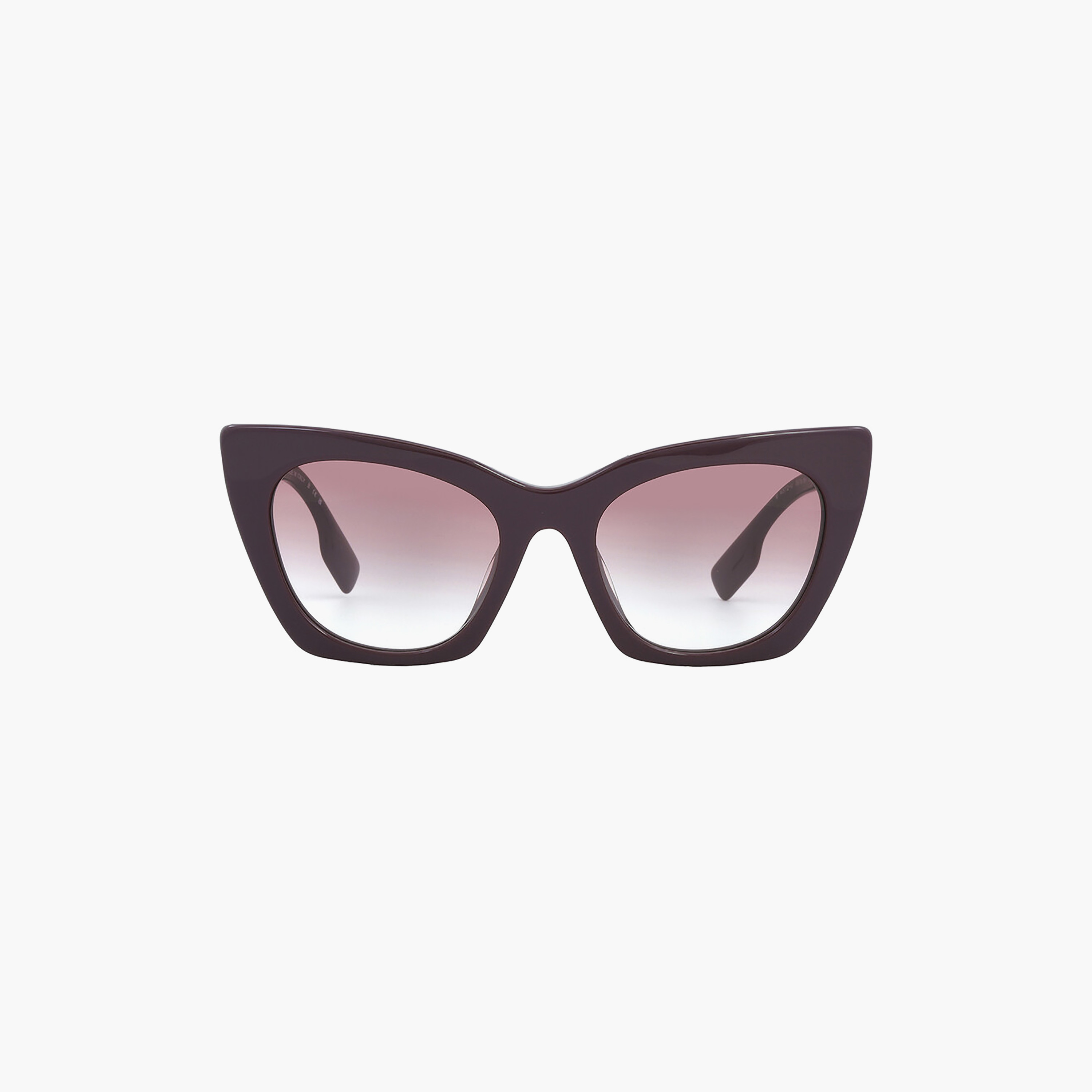 نظارات شمسية نسائية من بربري بتصميم عين القطة باللون البنفسجي | 4372U-women-sunglasses-image-1