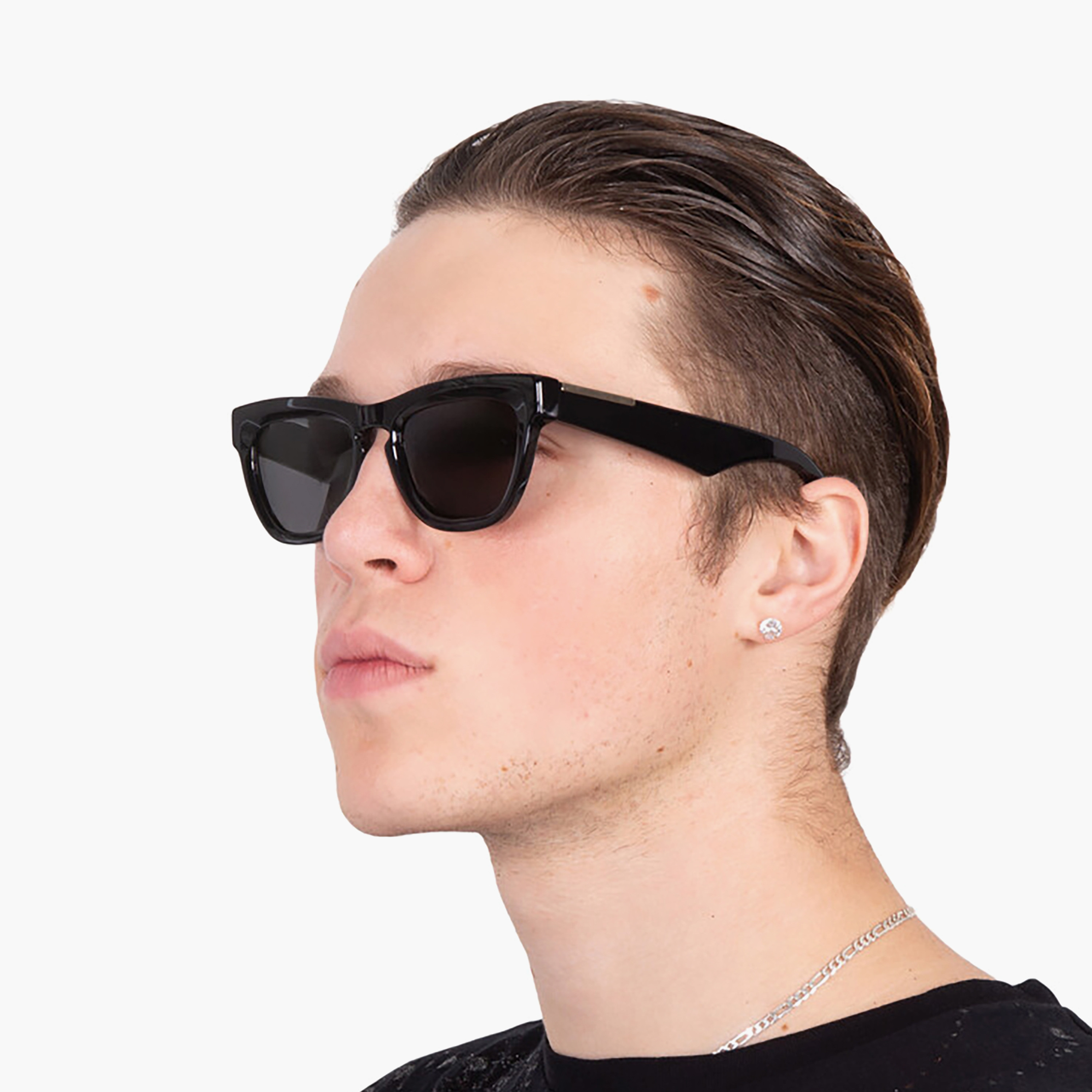نظارات شمسية رجالية من بربري، طراز وايفارير، رمادية اللون | 4415U-men-sunglasses-image-5
