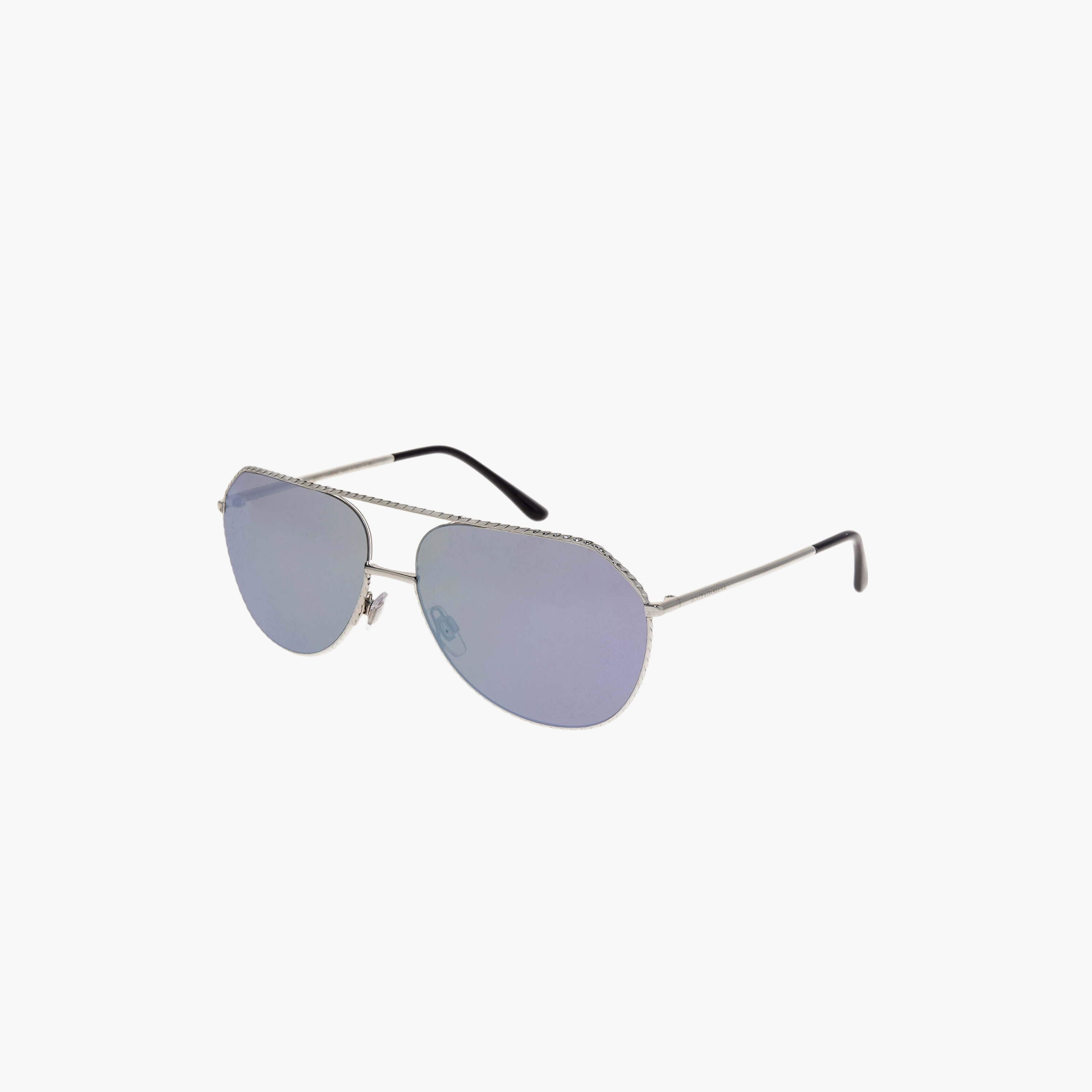 نظارات شمسية زرقاء بتصميم طيار من دولتشي آند غابانا للنساء | 2191-women-sunglasses-image-3