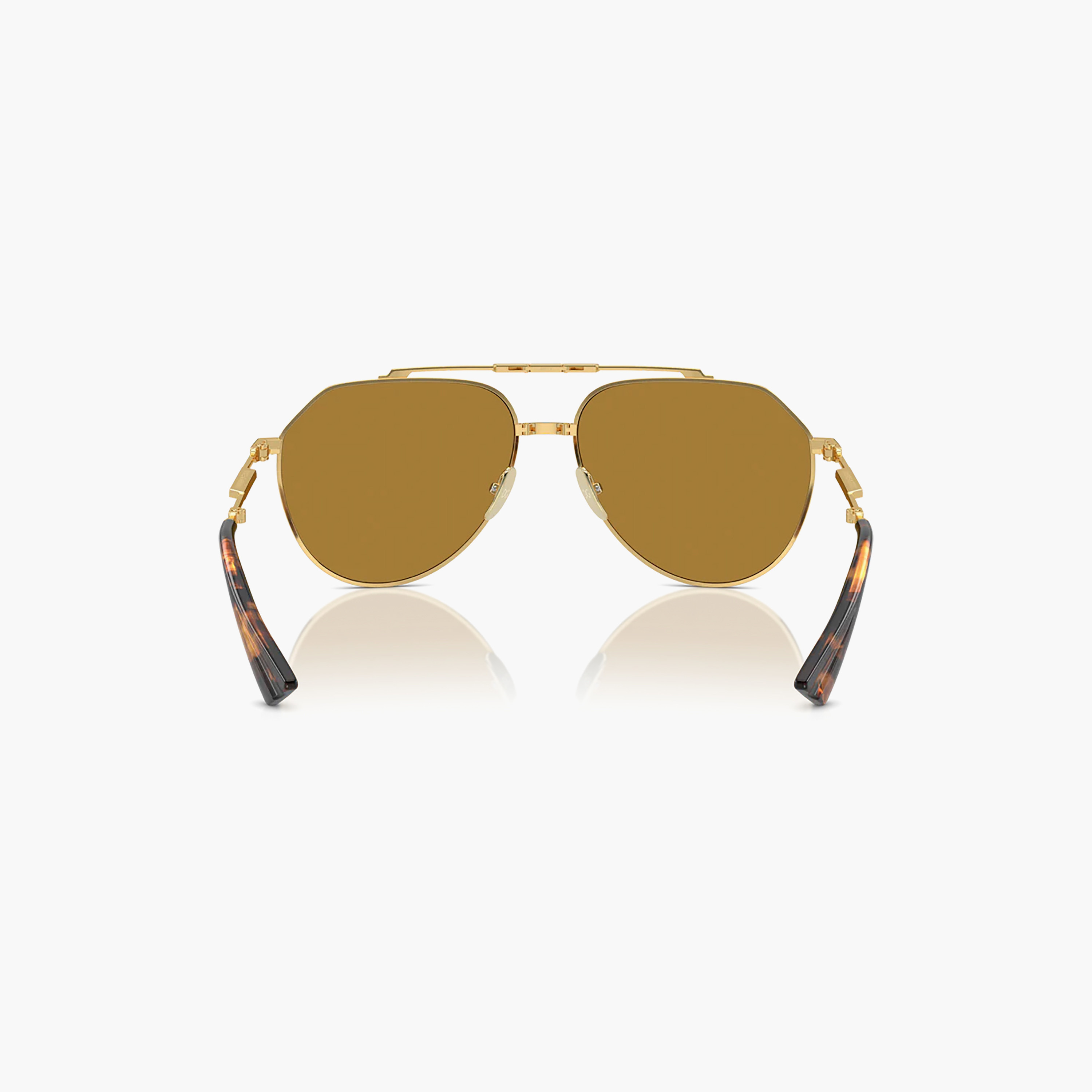نظارات شمسية رجالية من دولتشي آند غابانا بتصميم طيار بني | 2302-men-sunglasses-image-5