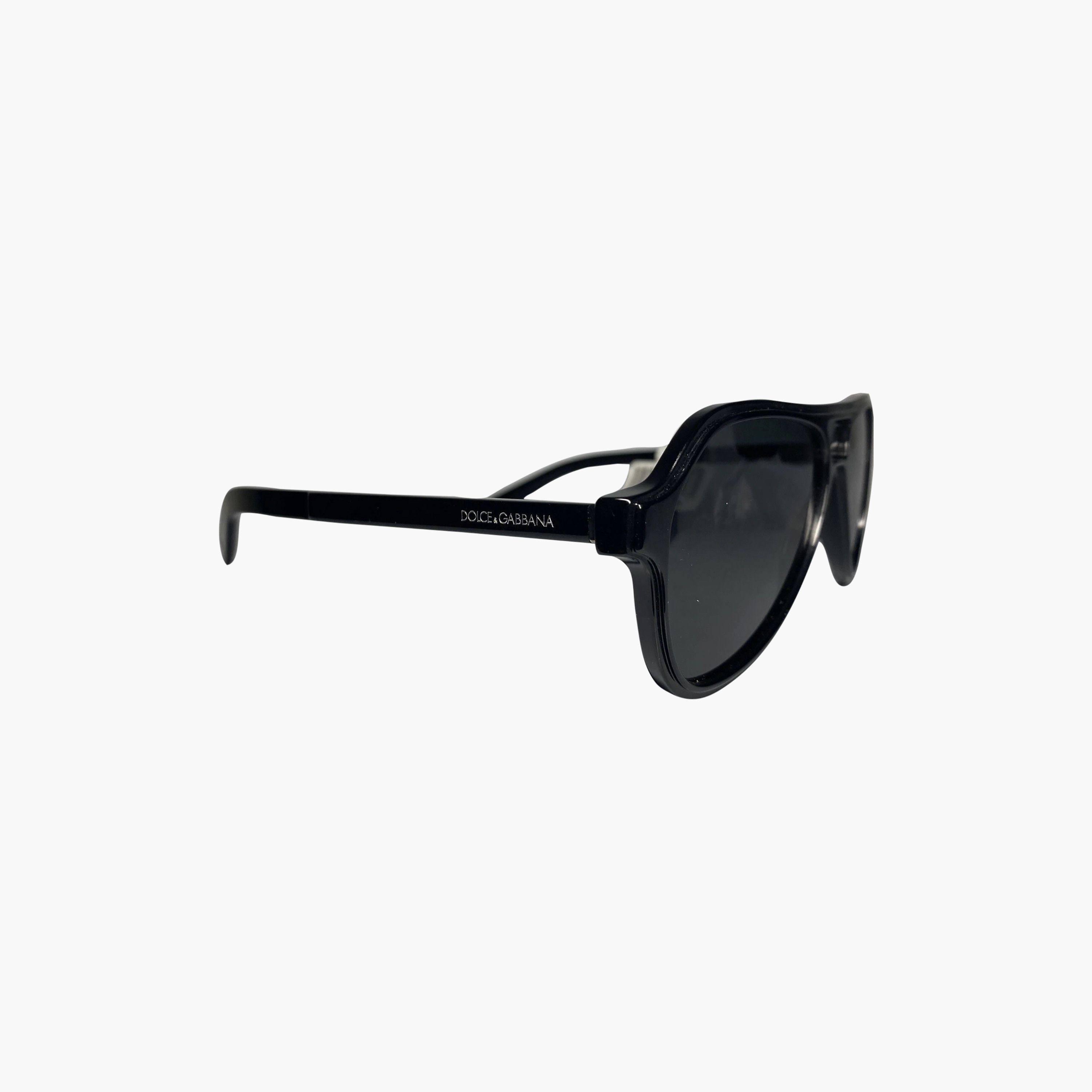 نظارات شمسية رمادية من دولتشي آند غابانا للجنسين بتصميم طيار | 4355-men-sunglasses-image-2