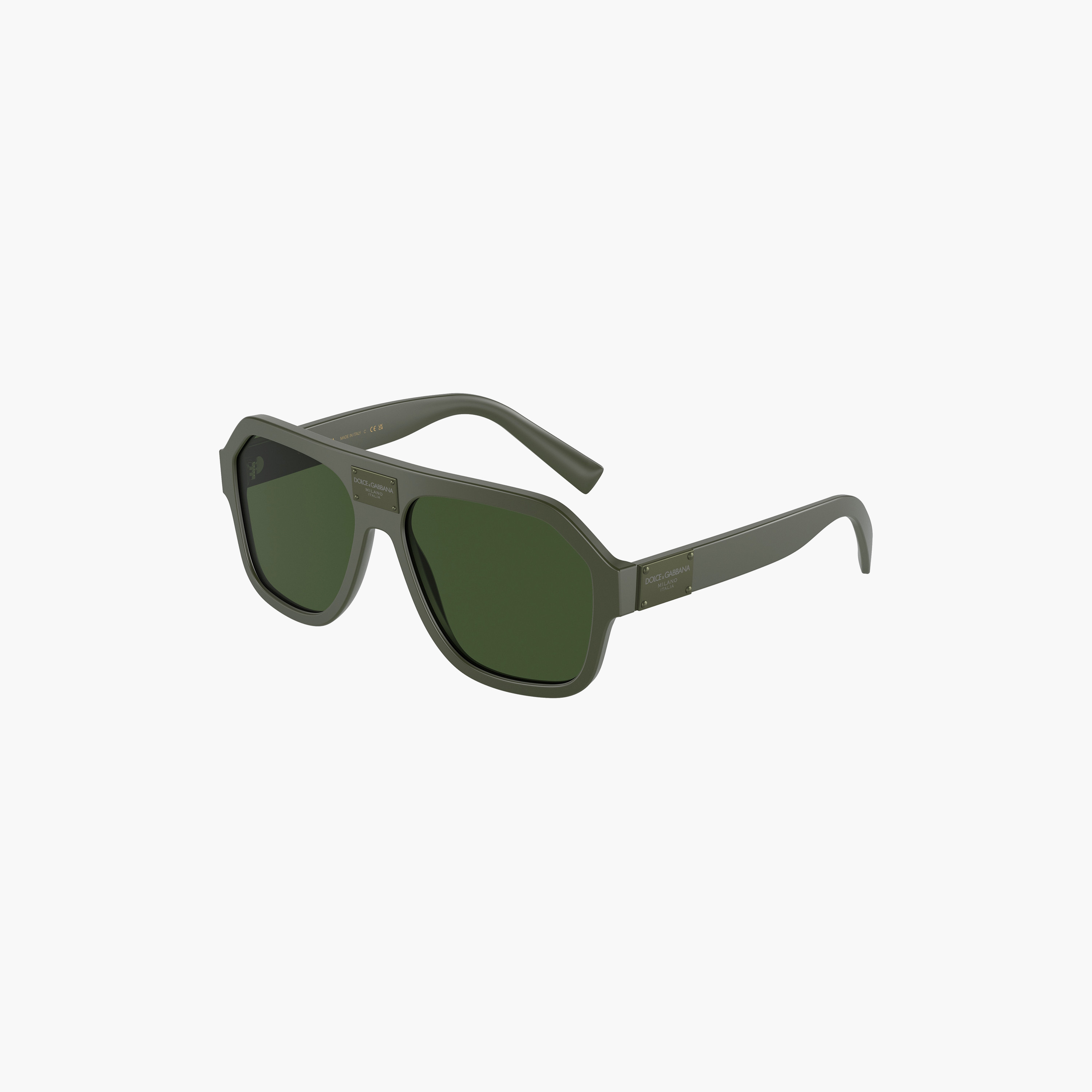 Dolce & Gabbana Men Wayfarer & Square Green Sunglasses | 4433-men-sunglasses-image-1