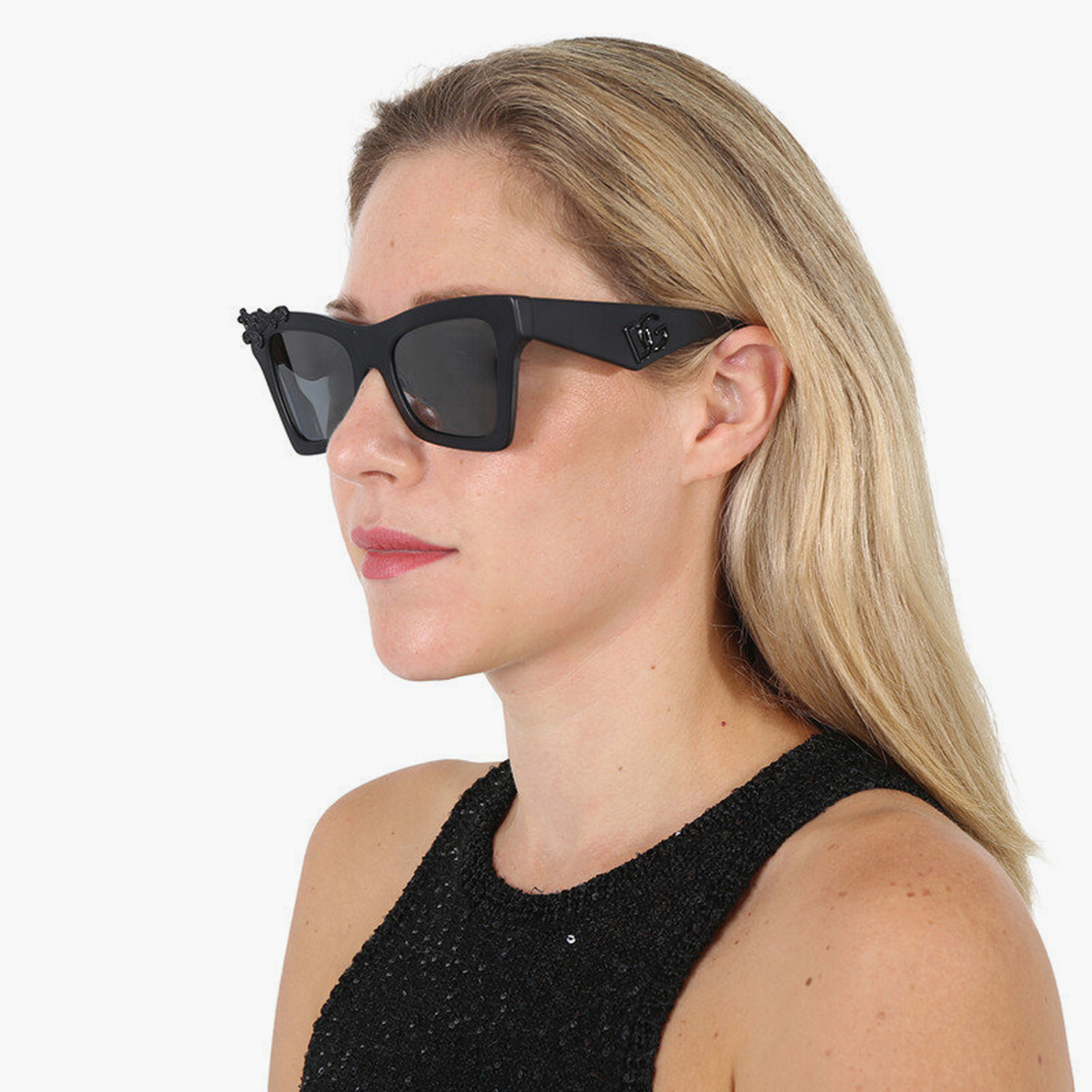 Dolce & Gabbana Women Cat Eye Grey Sunglasses | 4434-women-sunglasses-image-5