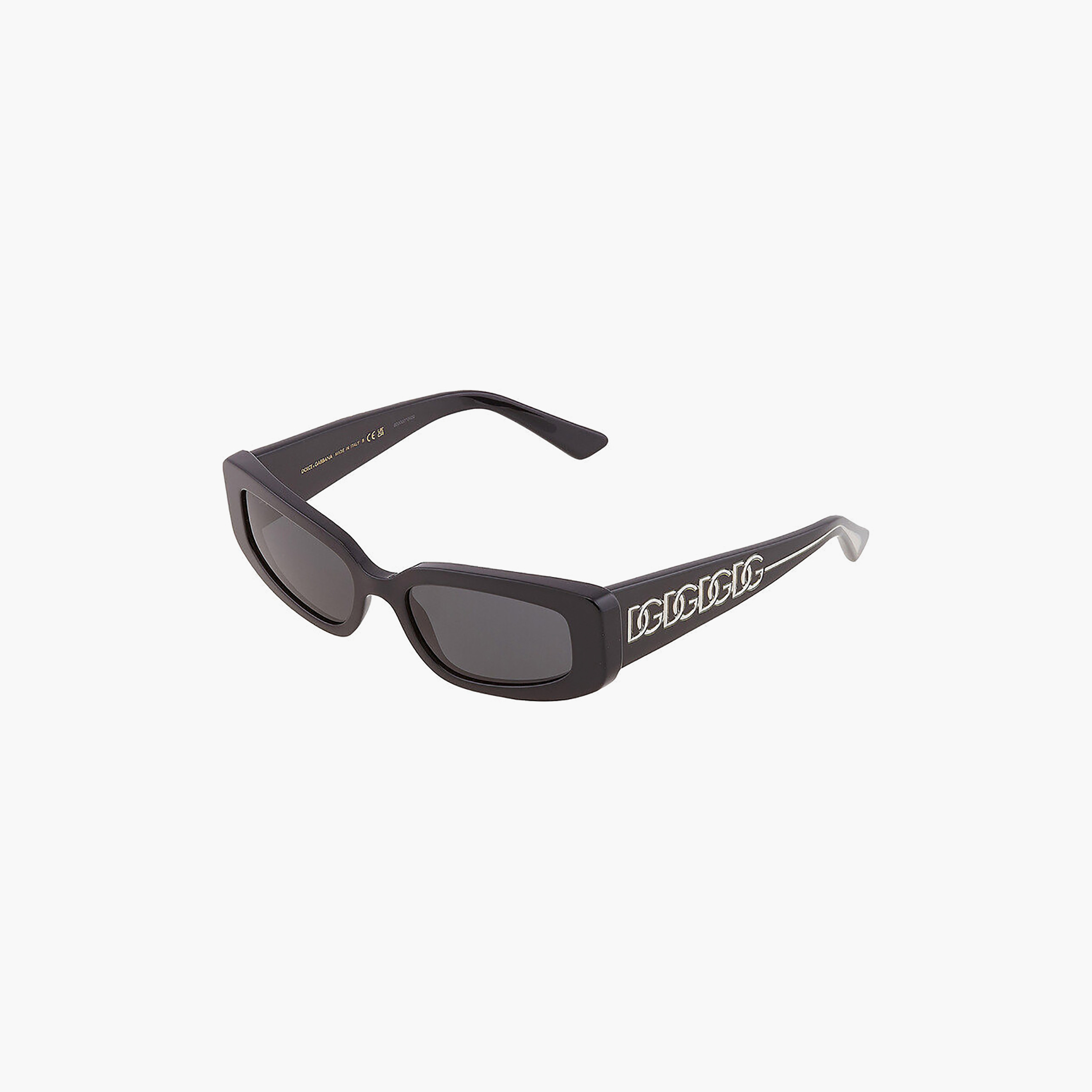 نظارات شمسية مستطيلة رمادية من دولتشي آند غابانا للنساء | 4445-women-sunglasses-image-3