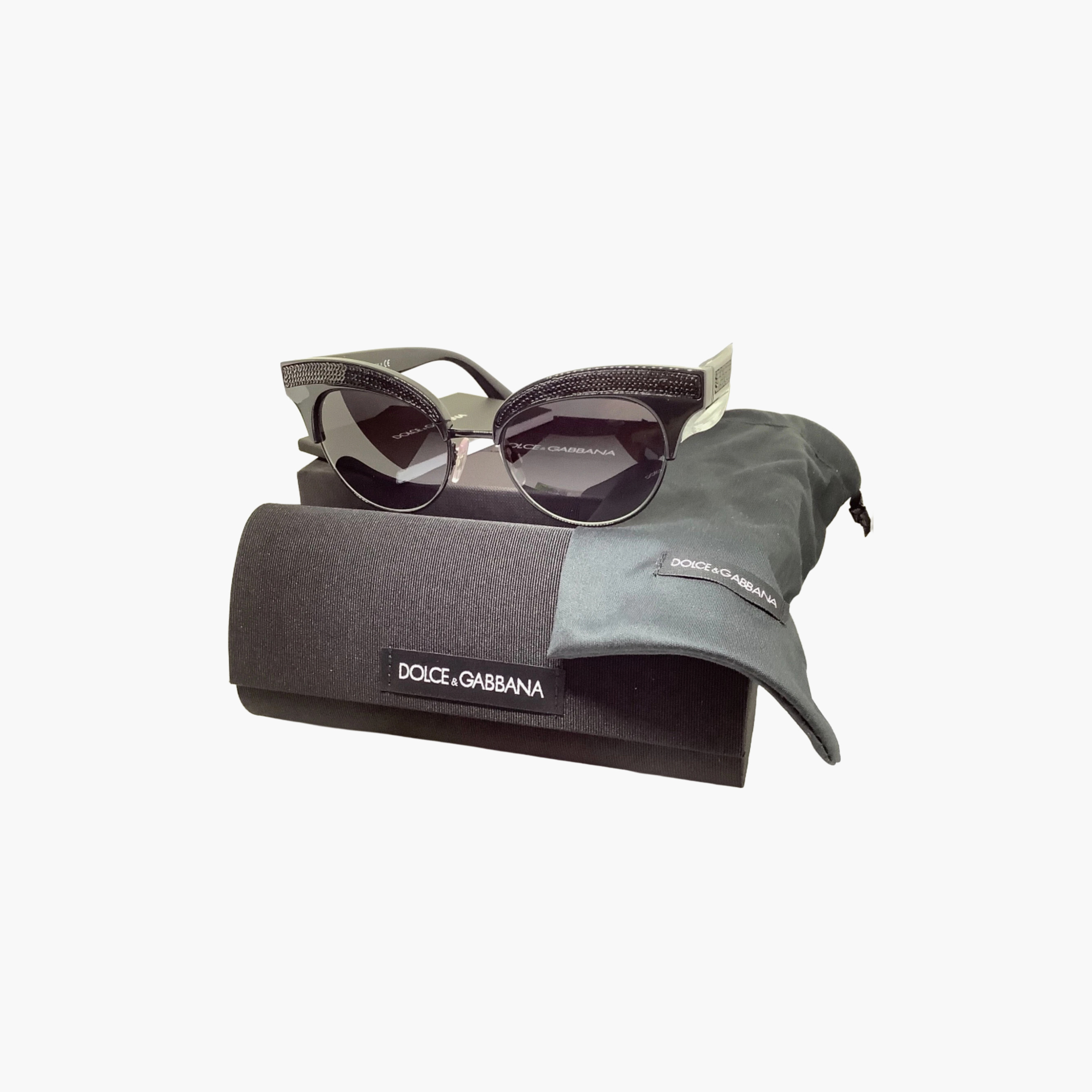 Dolce & Gabbana Women Cat Eye Grey Sunglasses | 6109-women-sunglasses-image-3
