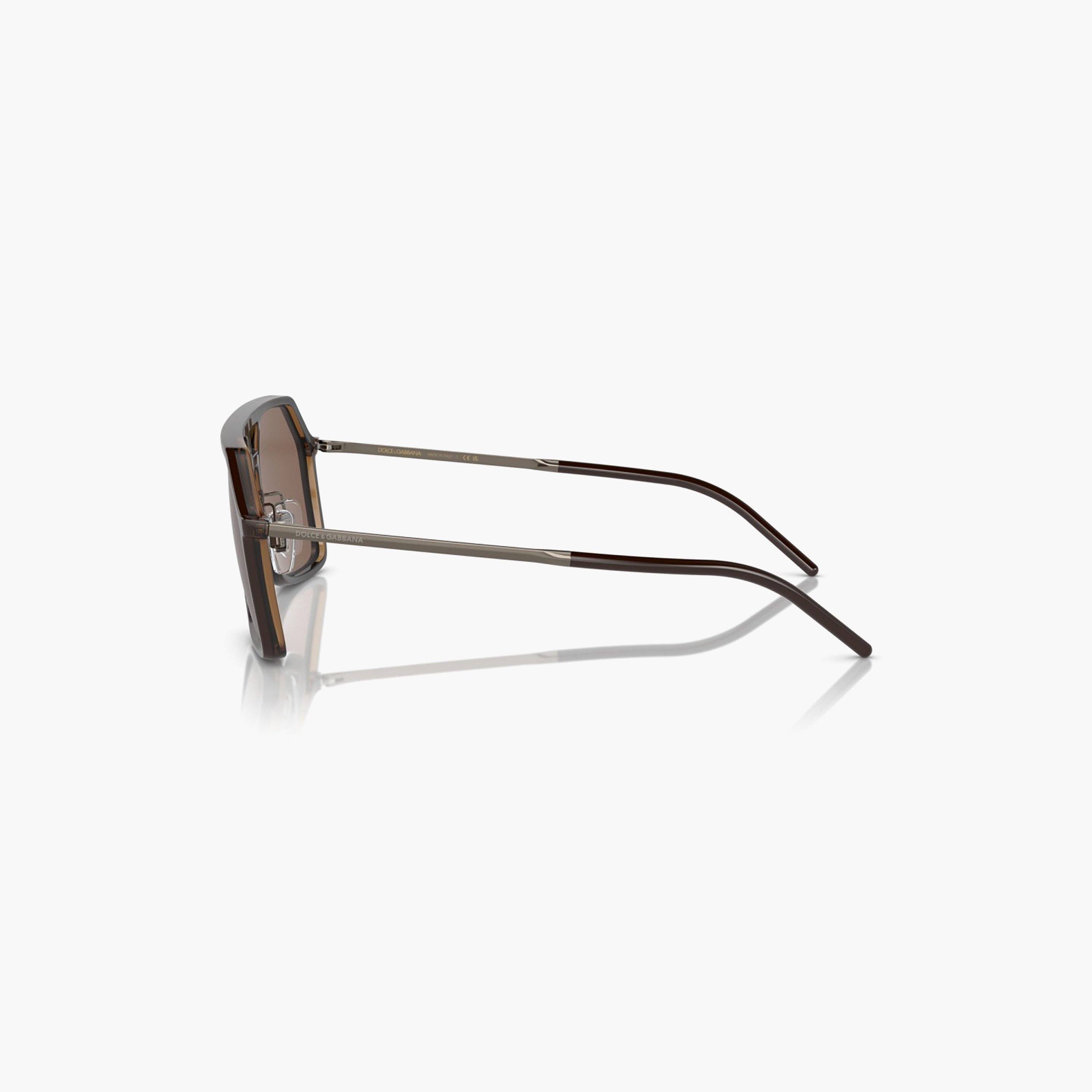 Dolce & Gabbana Men Navigator Brown Sunglasses | 6196-men-sunglasses-image-2