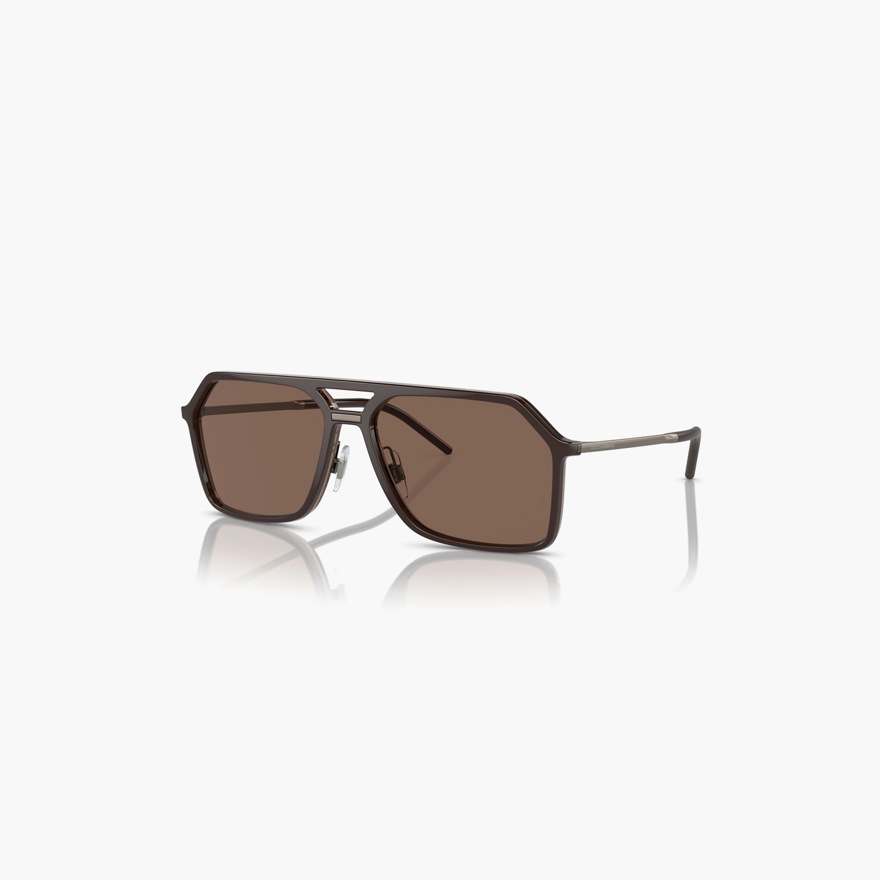 Dolce & Gabbana Men Navigator Brown Sunglasses | 6196-men-sunglasses-image-3