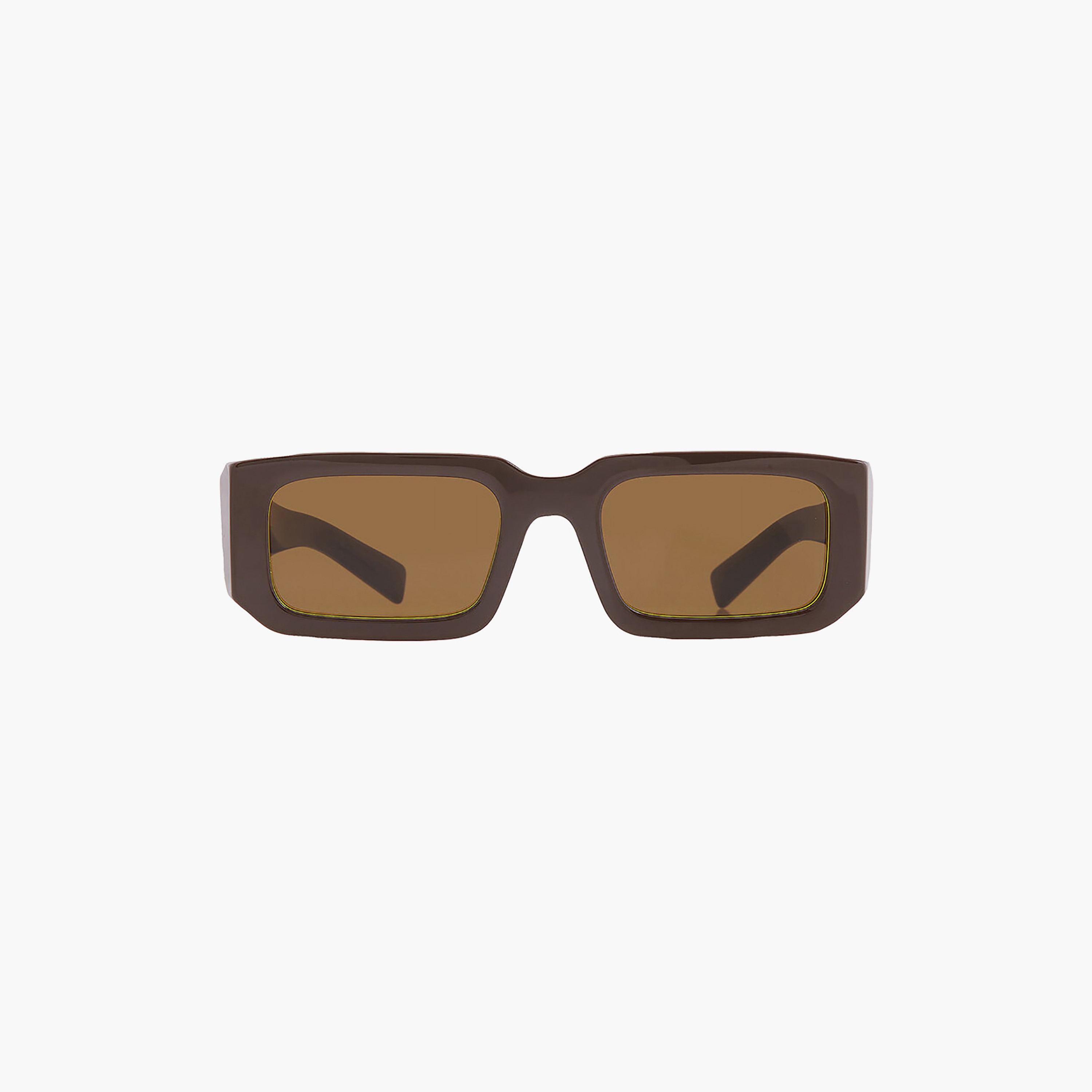 نظارات شمسية برادا رجالية مستطيلة بنية اللون | 06YS-men-sunglasses-image-1