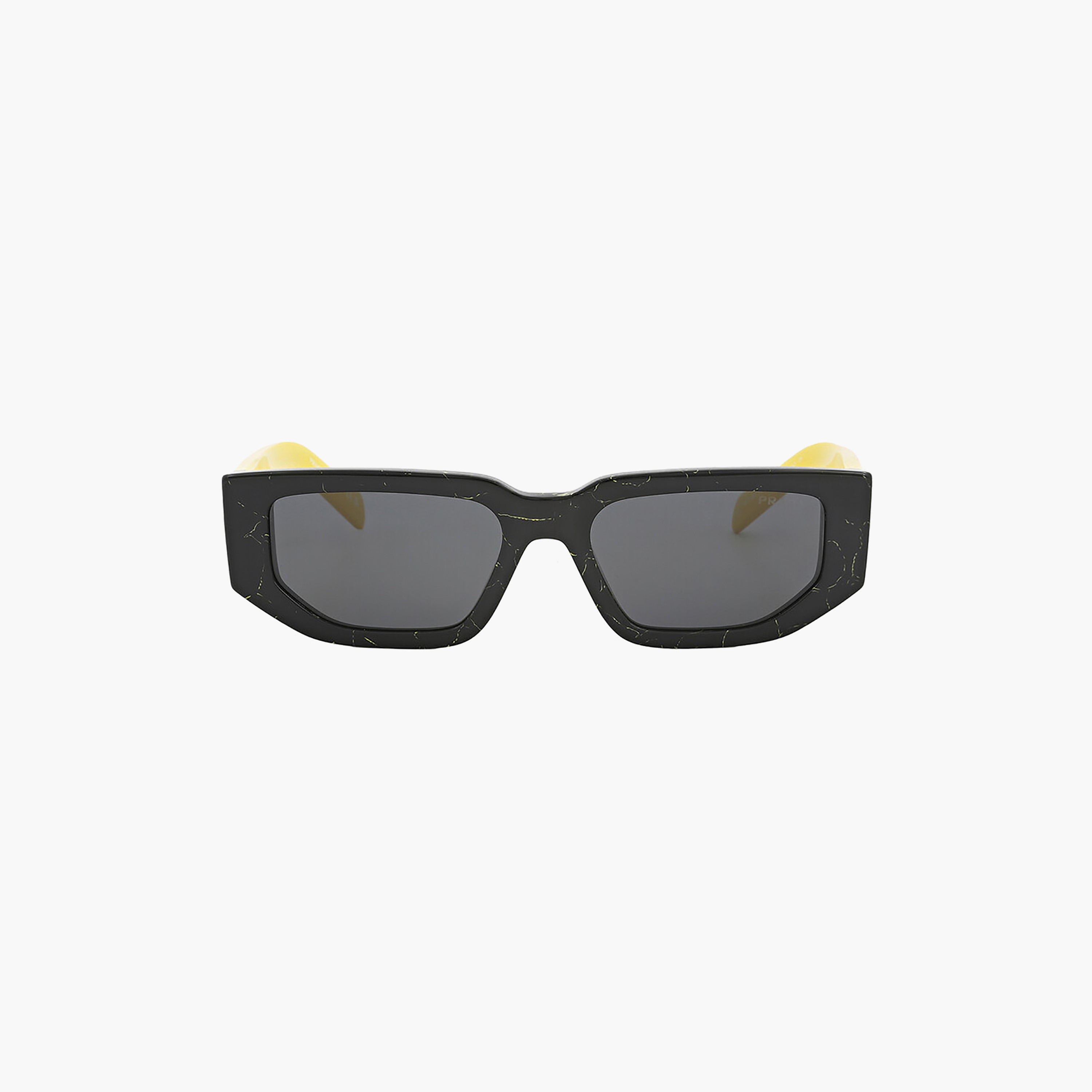 Prada Men Rectangle Grey Sunglasses | 09ZS-men-sunglasses-image-1