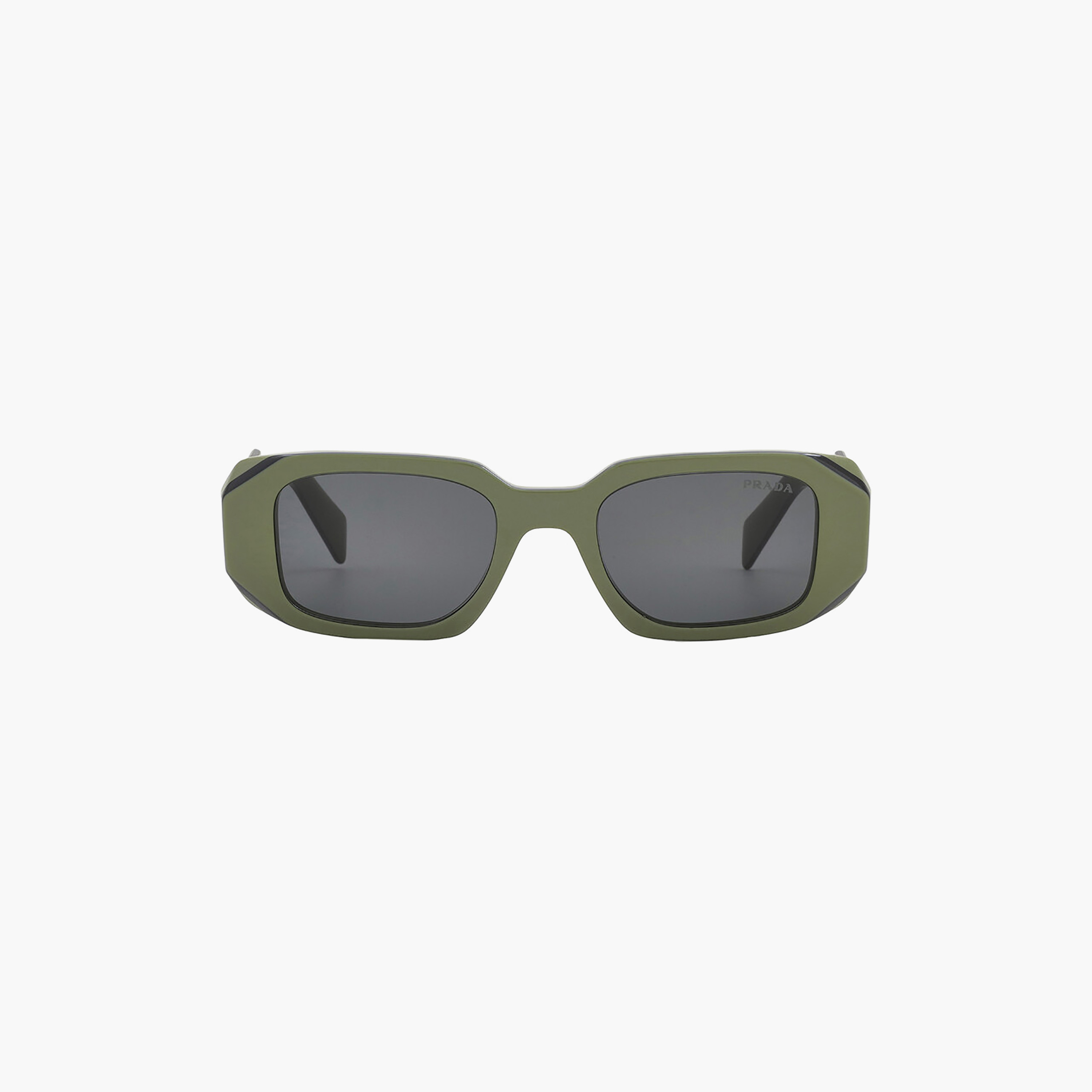 نظارات شمسية برادا نسائية مستطيلة رمادية | 17WS-women-sunglasses-image-1