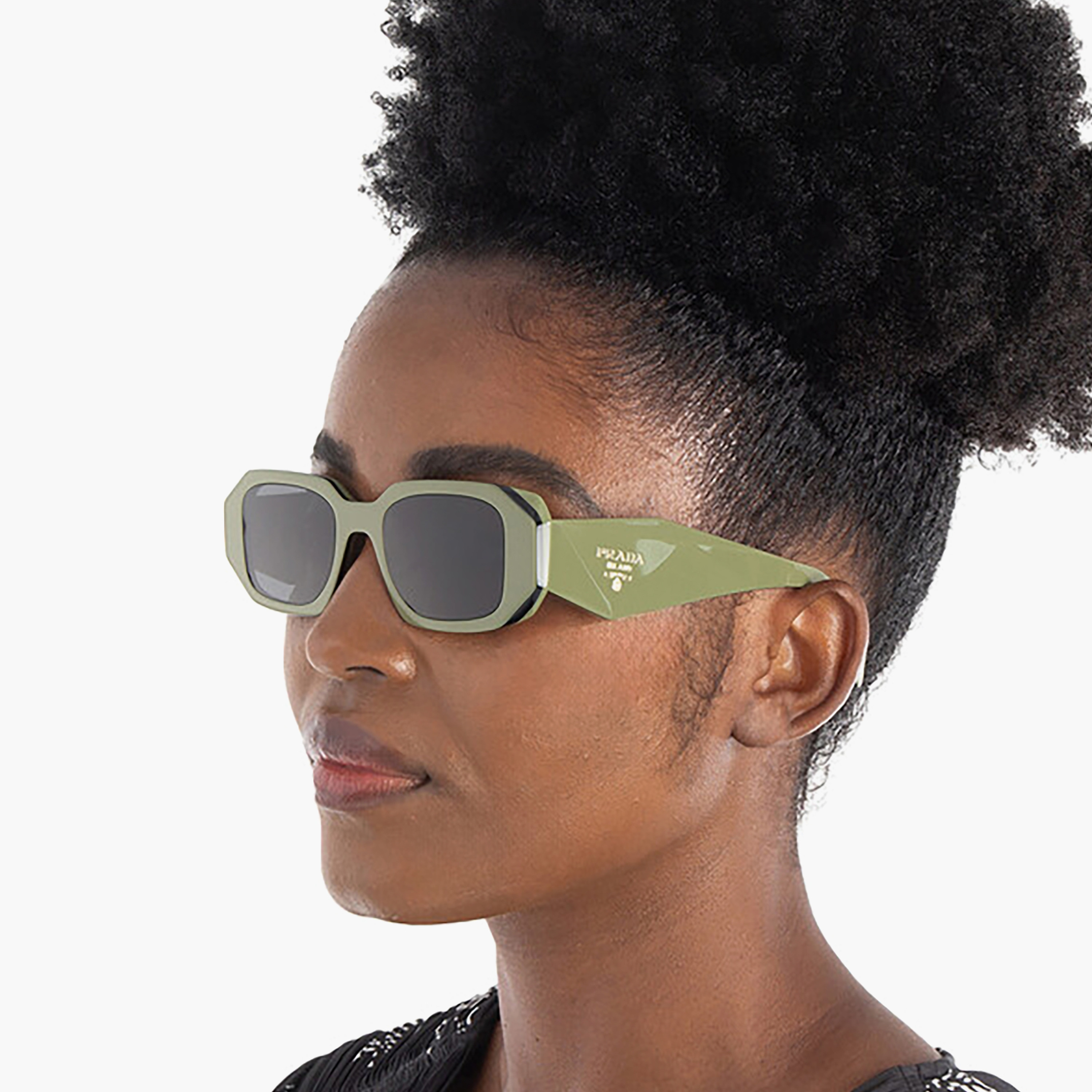نظارات شمسية برادا نسائية مستطيلة رمادية | 17WS-women-sunglasses-image-6
