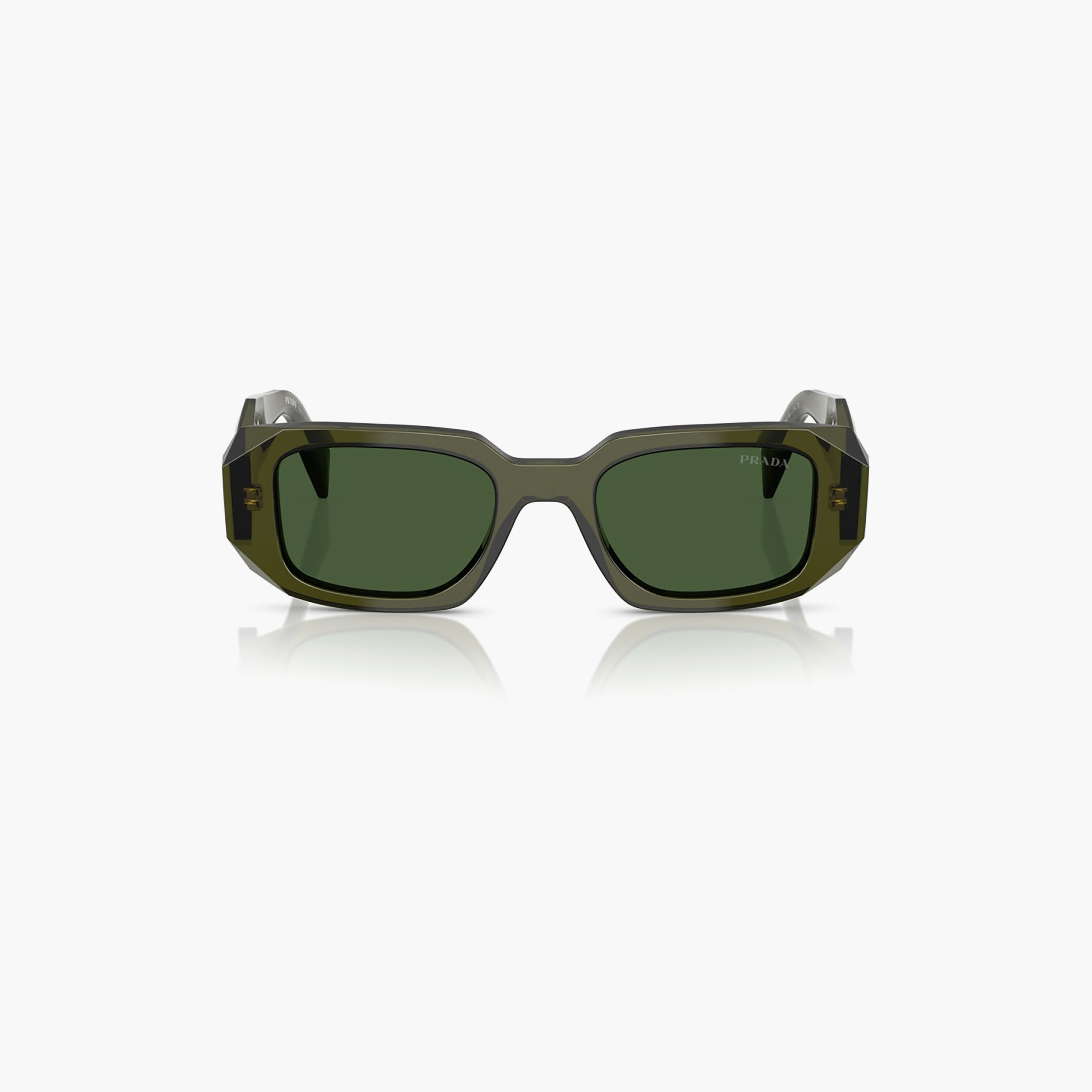 نظارات شمسية برادا نسائية مستطيلة رمادية | 17WS-women-sunglasses-image-1