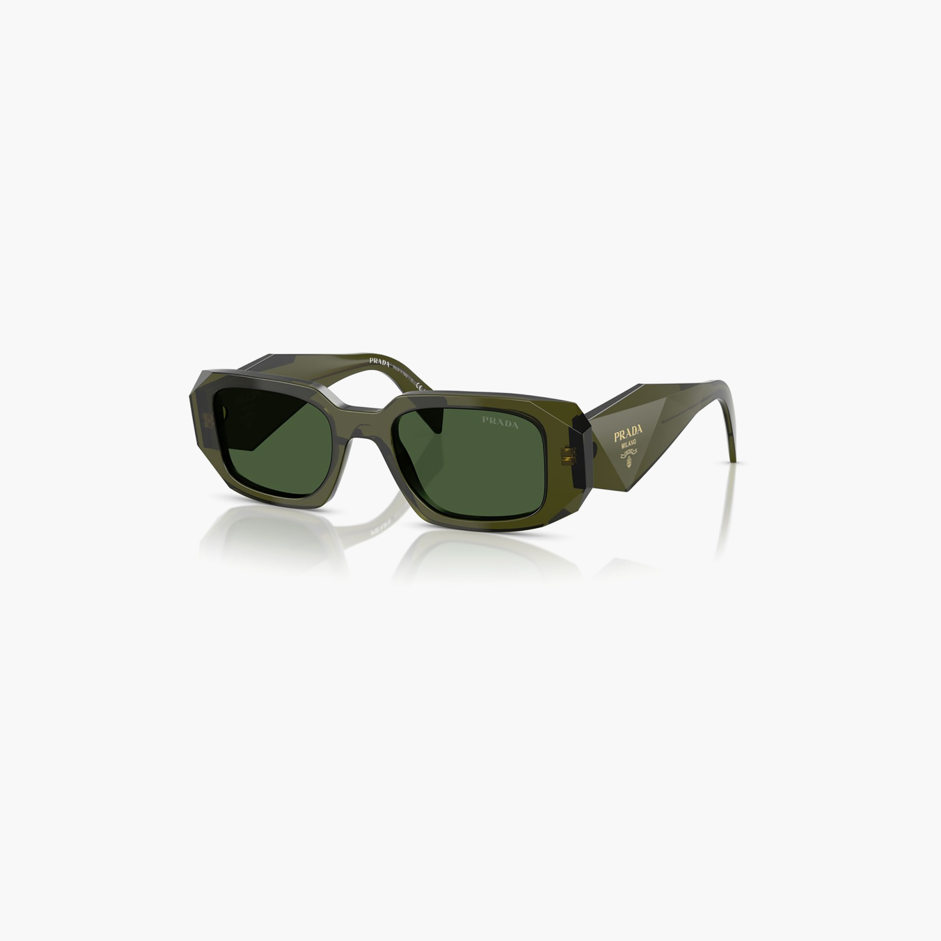 نظارات شمسية برادا نسائية مستطيلة رمادية | 17WS-women-sunglasses-image-3