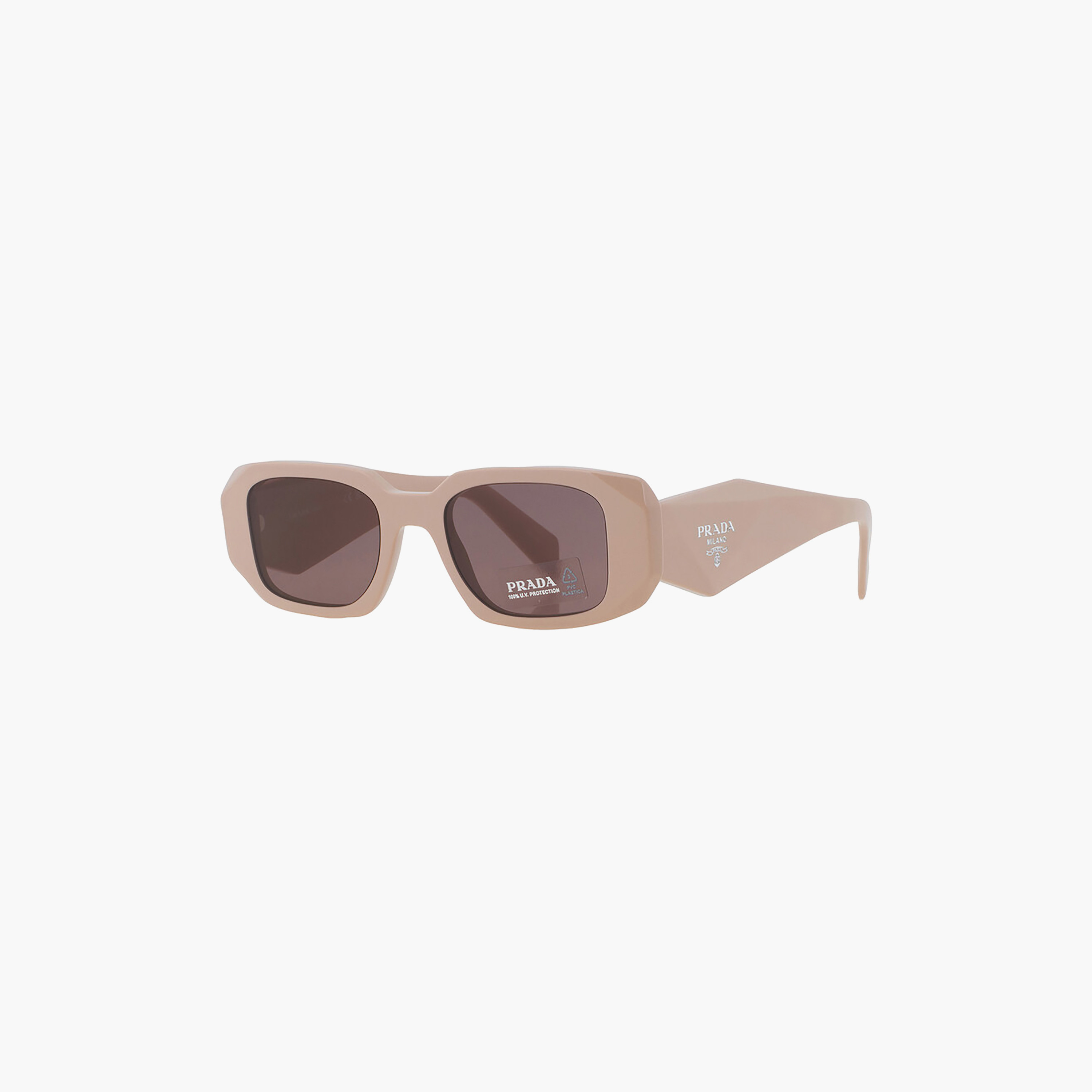 نظارات شمسية برادا نسائية مستطيلة بنية اللون | 17WS-women-sunglasses-image-3