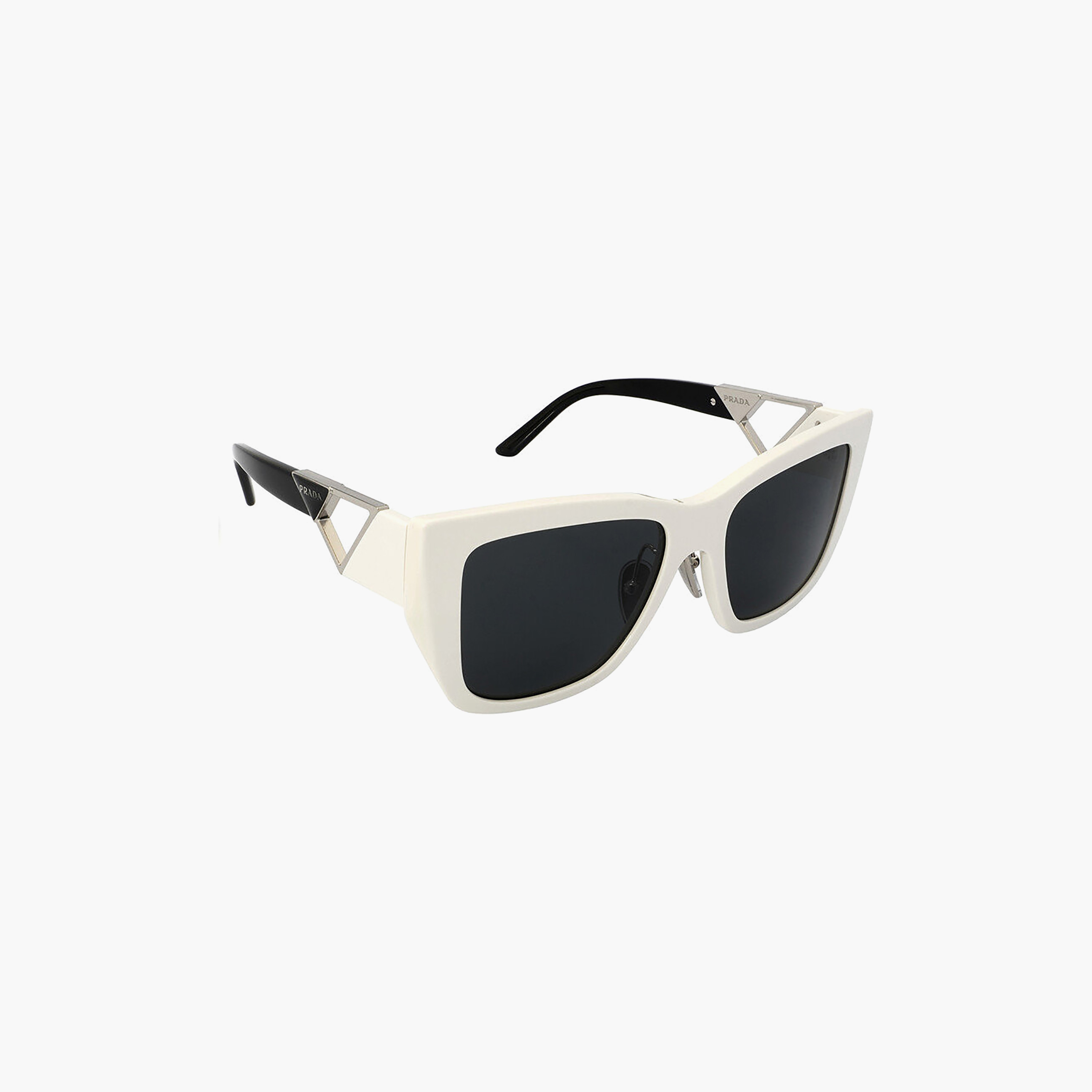 Prada Women Cat Eye Grey Sunglasses | 21YS-women-sunglasses-image-2