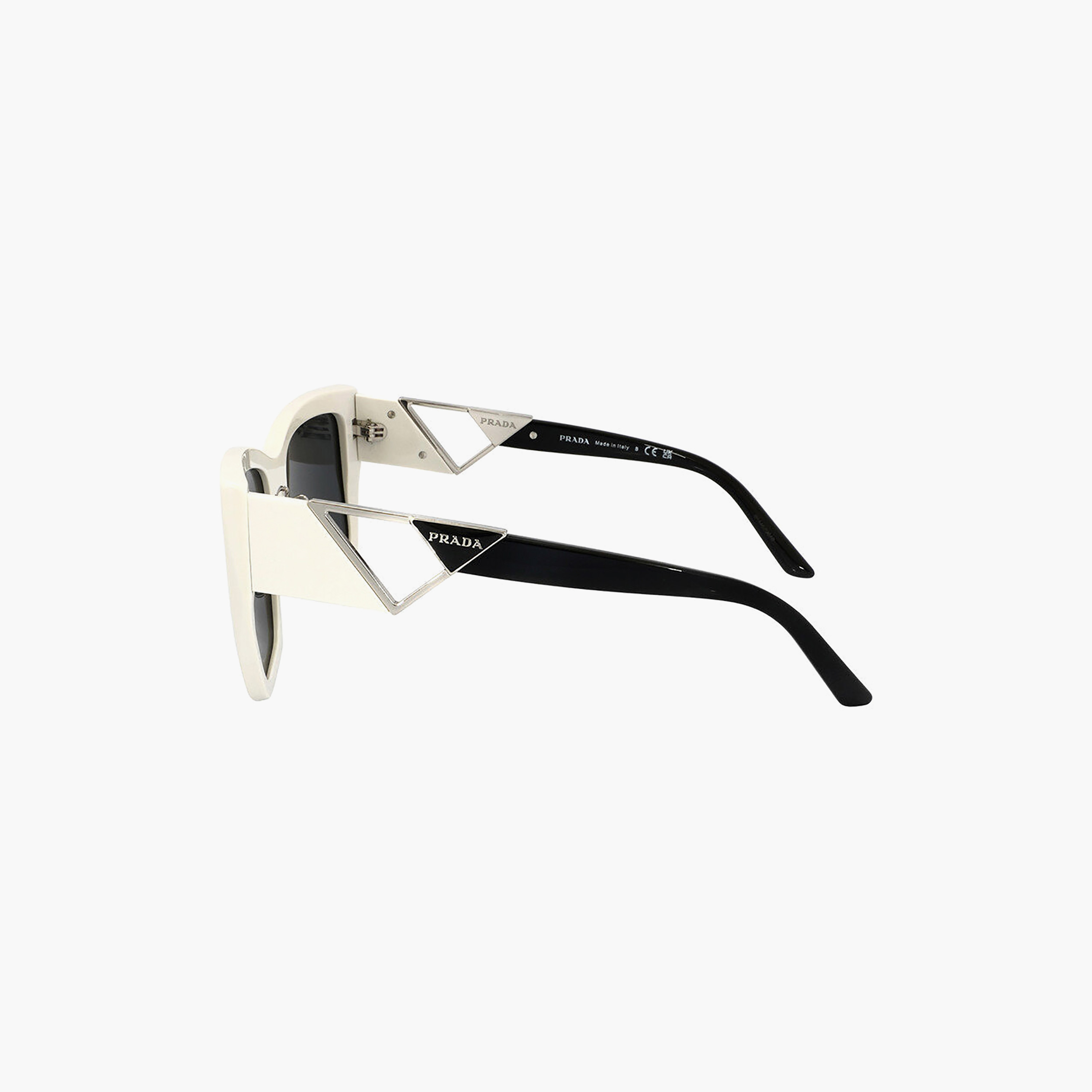 Prada Women Cat Eye Grey Sunglasses | 21YS-women-sunglasses-image-3
