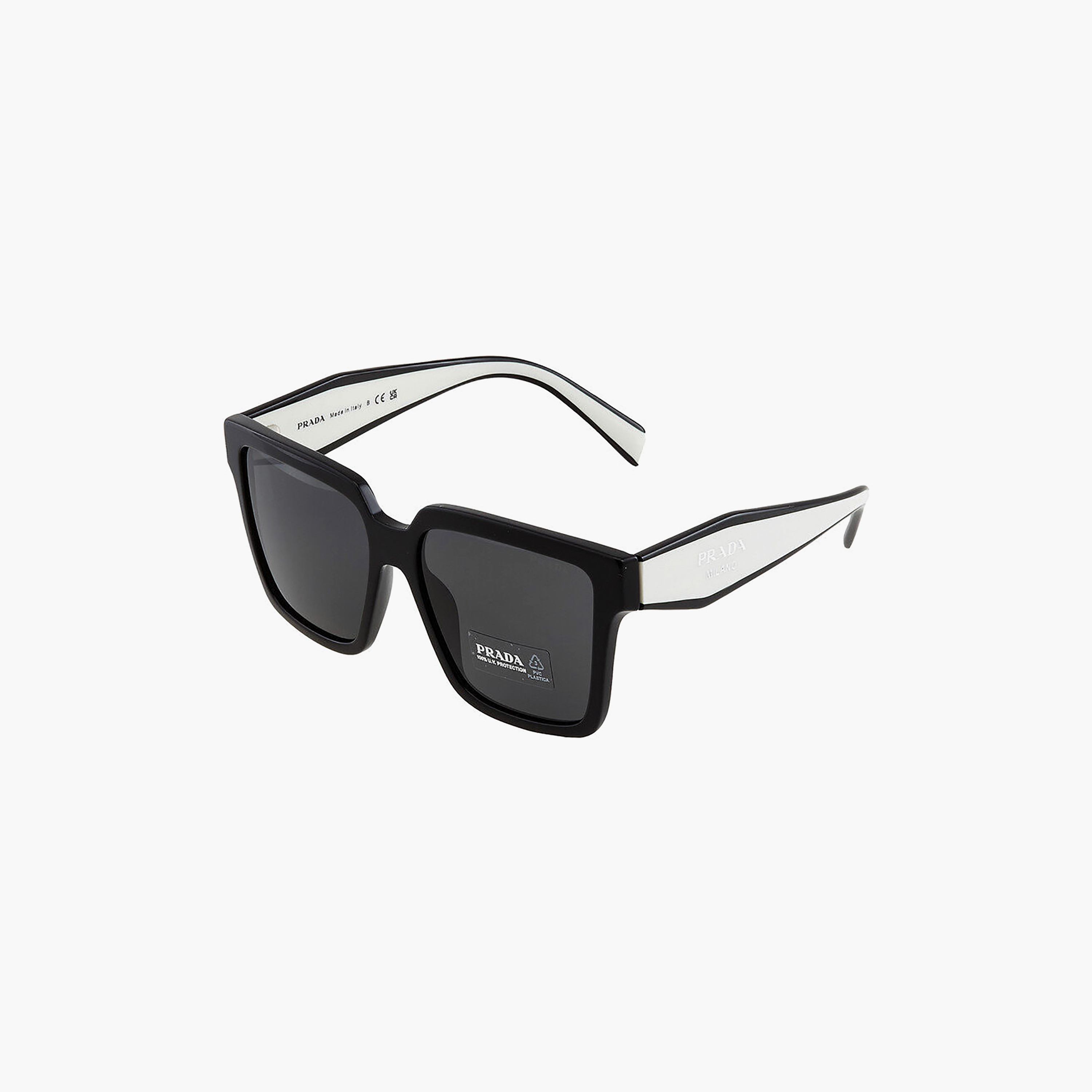 Prada Women Square Grey Sunglasses | 24ZS-women-sunglasses-image-2