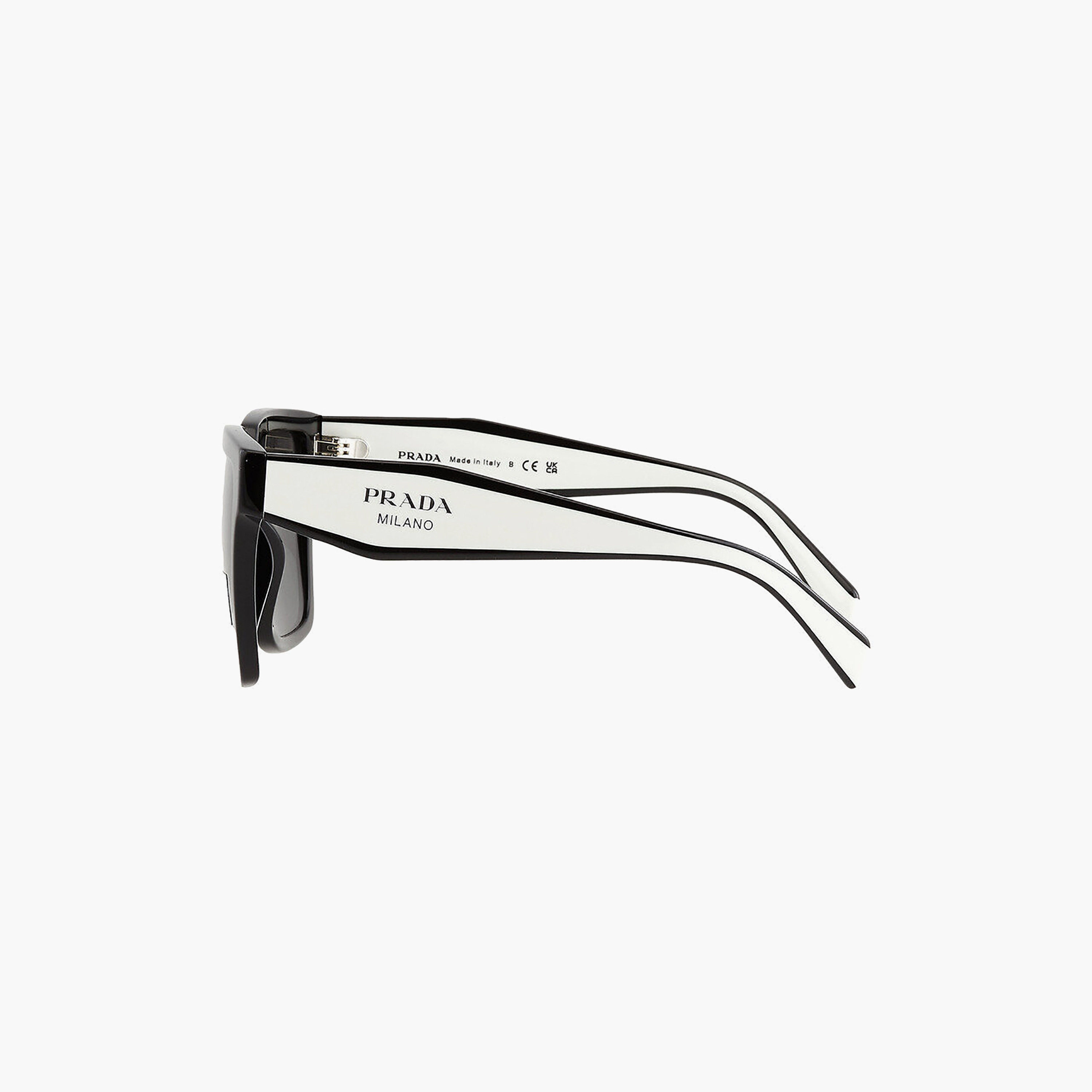 Prada Women Square Grey Sunglasses | 24ZS-women-sunglasses-image-3
