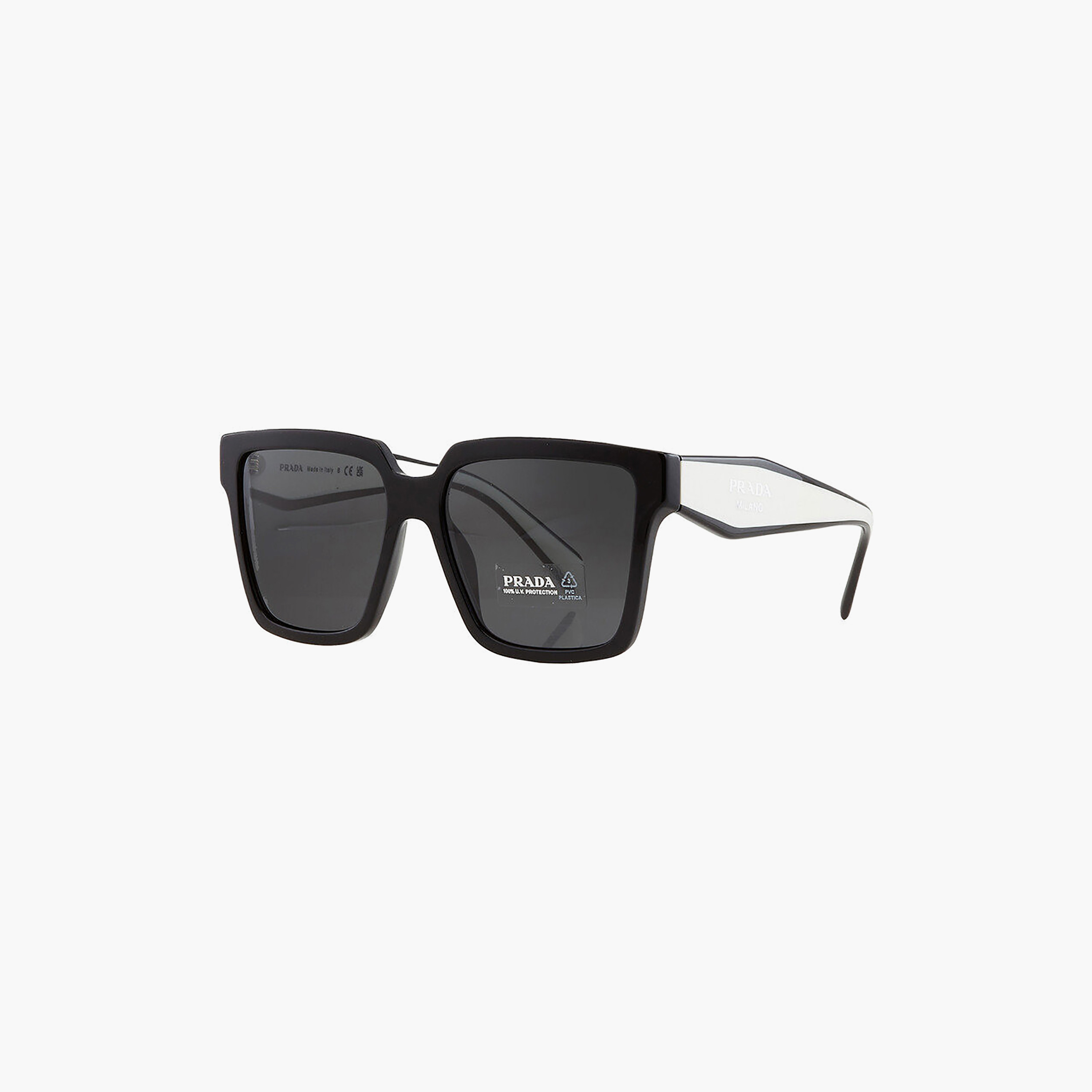 Prada Women Square Grey Sunglasses | 24ZS-women-sunglasses-image-4