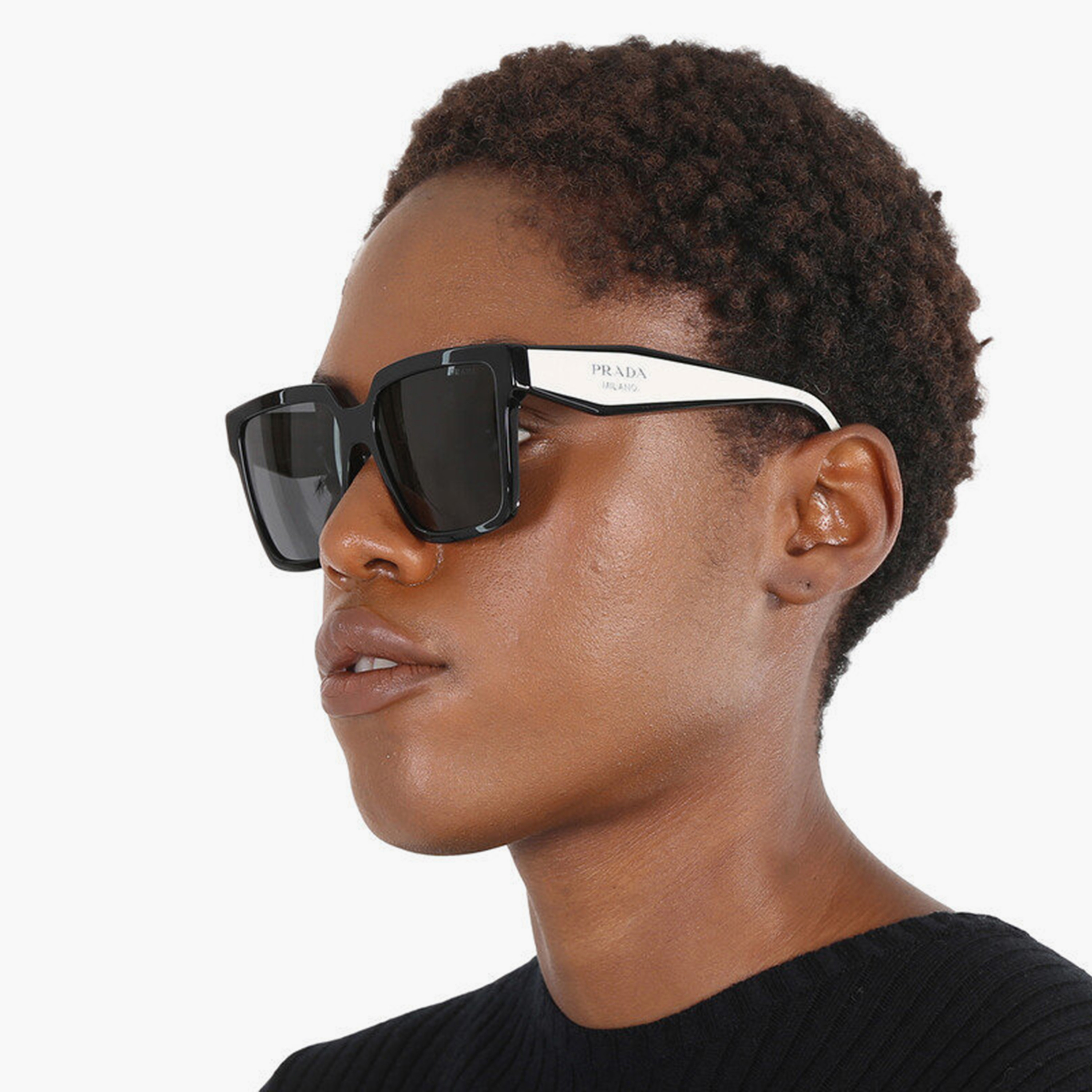 Prada Women Square Grey Sunglasses | 24ZS-women-sunglasses-image-6