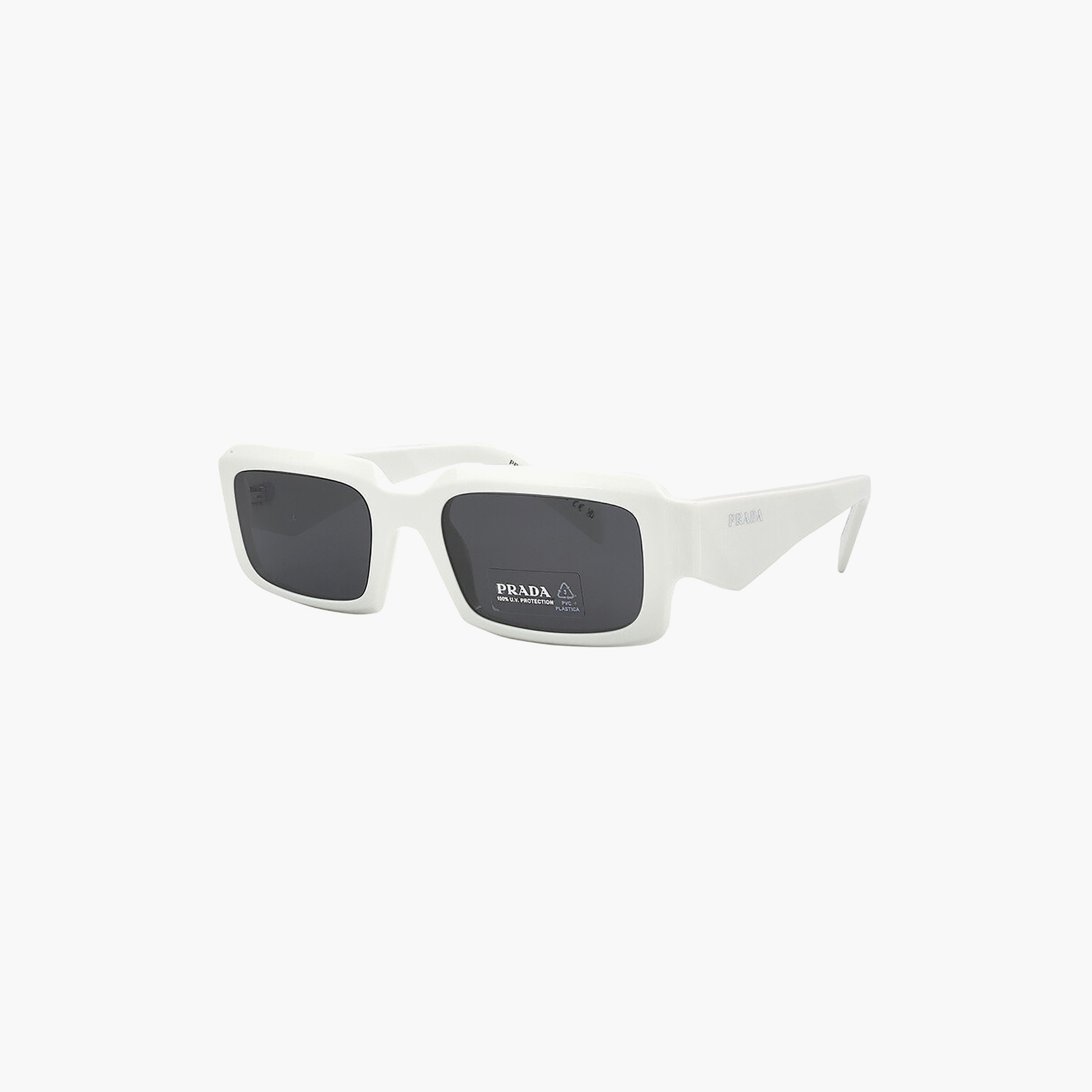 Prada Men Rectangle Polorized Grey Sunglasses | 27ZS-men-sunglasses-image-2