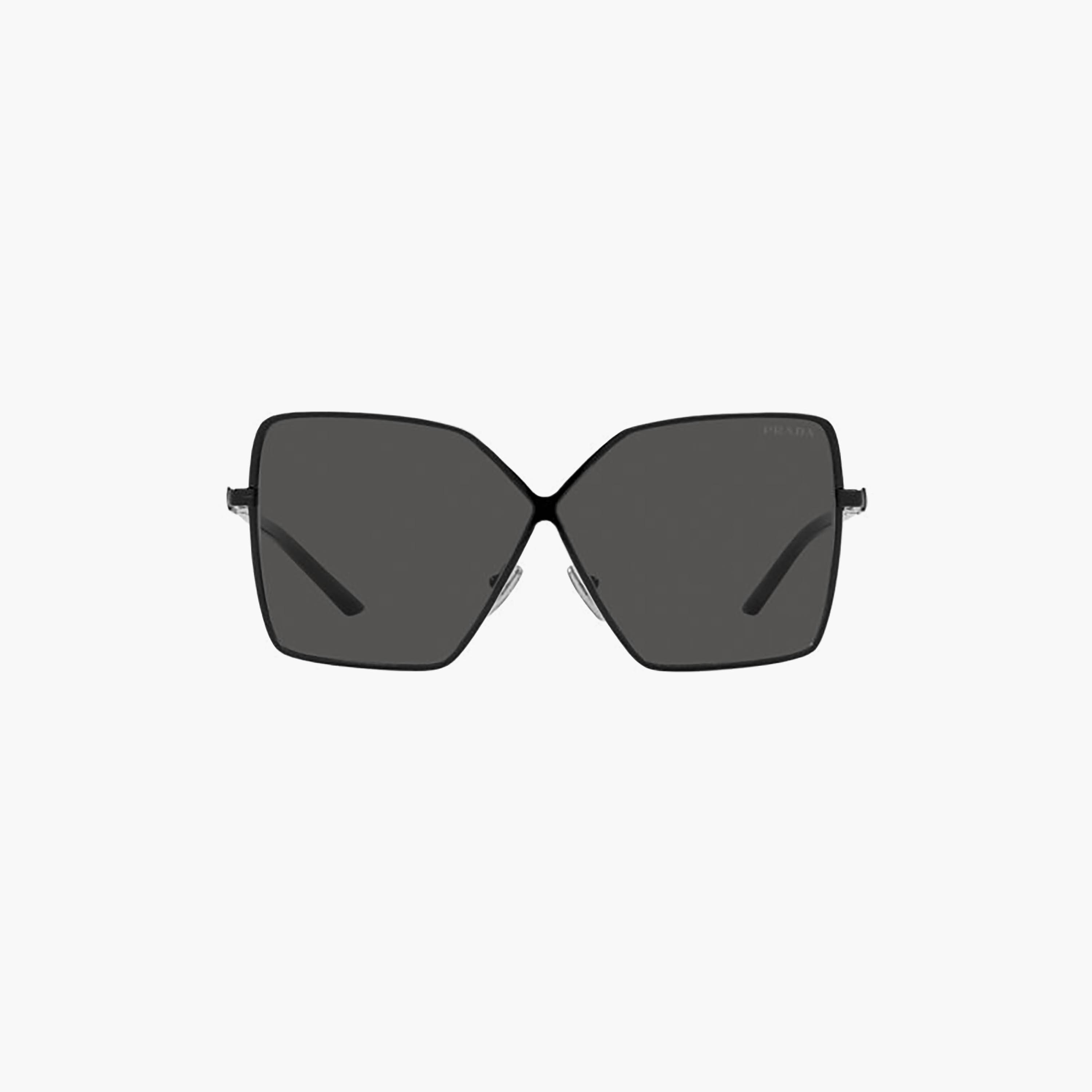 نظارات شمسية رمادية مربعة مستقطبة من برادا للنساء | 50YS-women-sunglasses-image-2