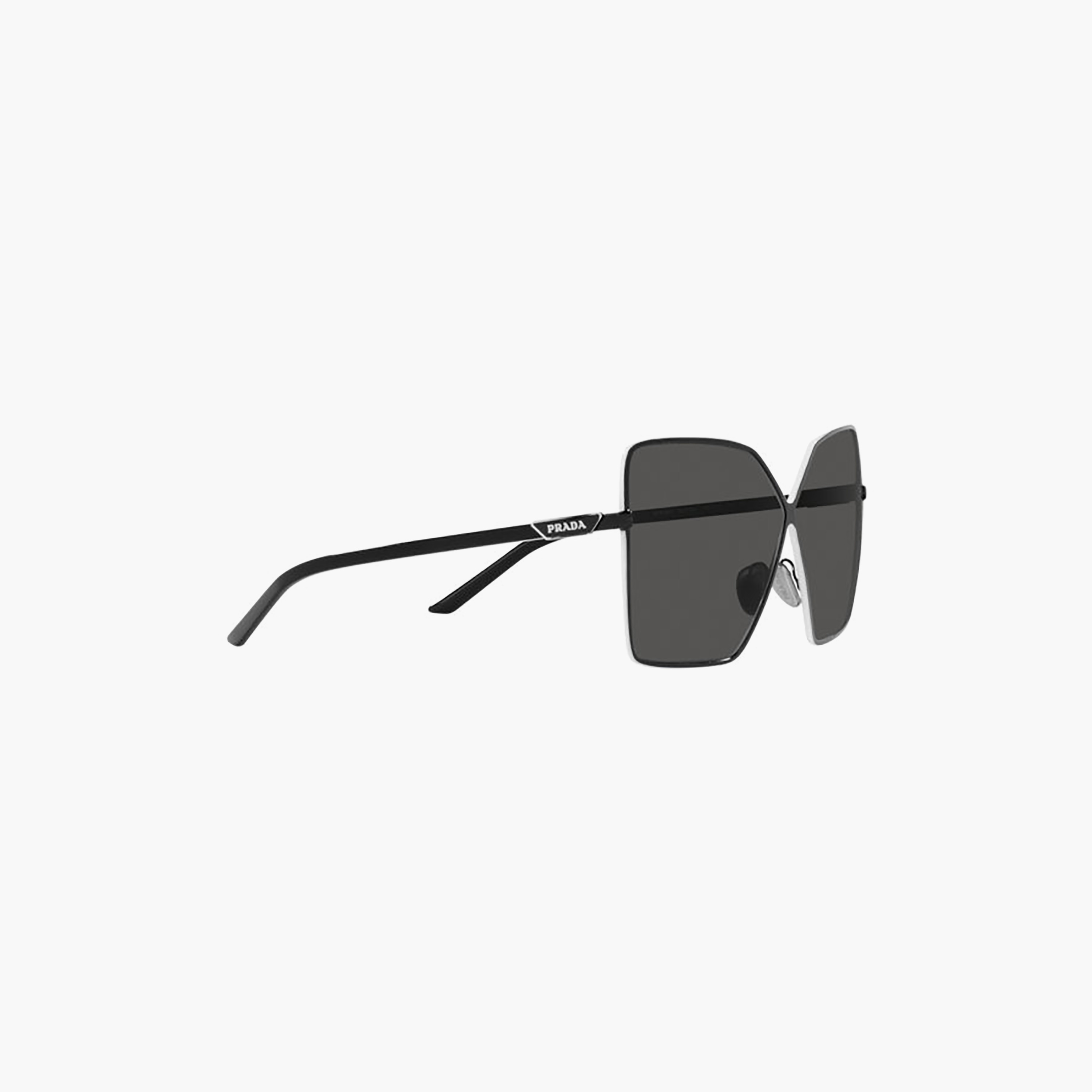 نظارات شمسية رمادية مربعة مستقطبة من برادا للنساء | 50YS-women-sunglasses-image-3