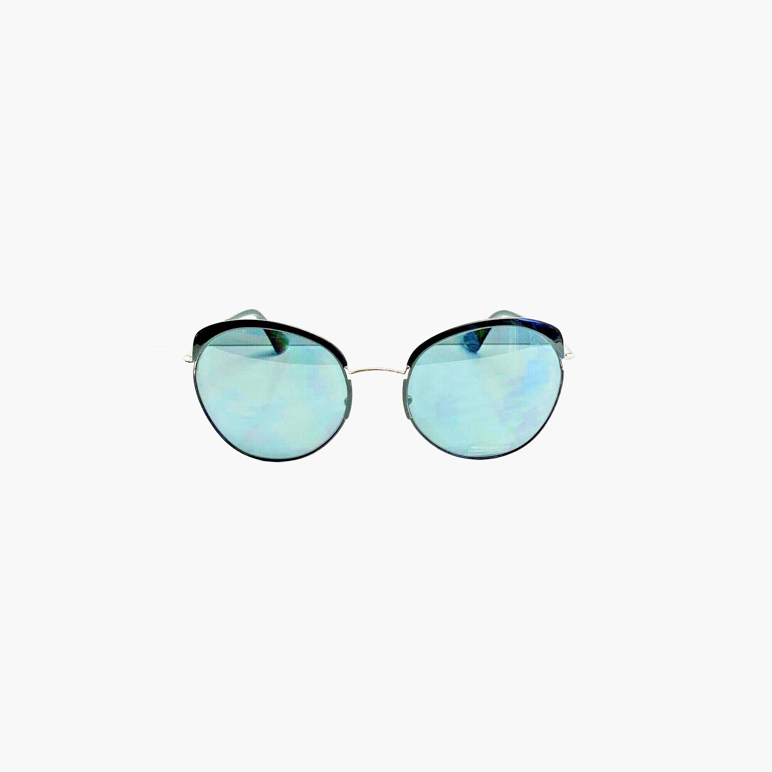 نظارات شمسية برادا زرقاء بتصميم عين القطة للنساء | 54SS-women-sunglasses-image-1
