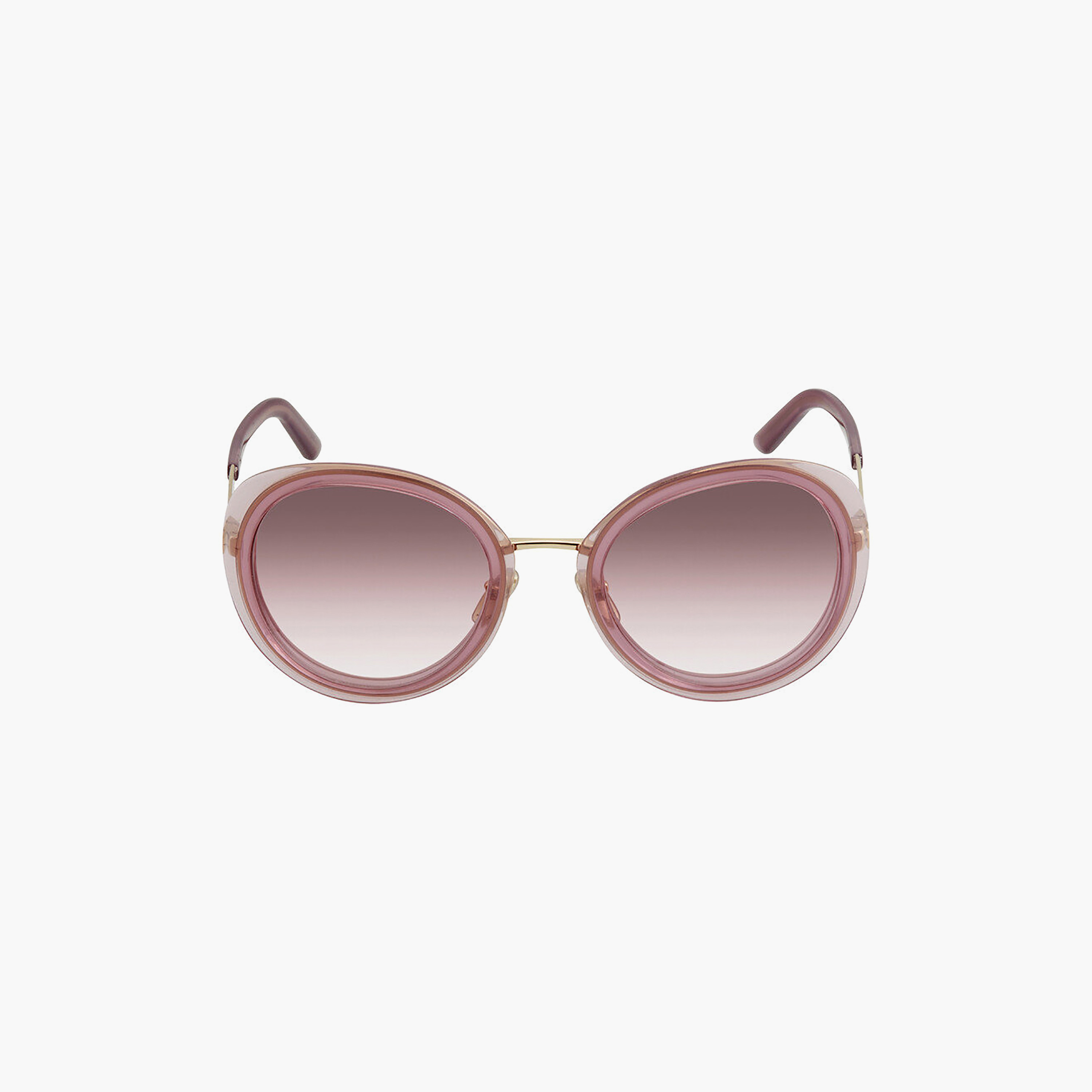 Prada Women Round Grey Sunglasses | 54YS-women-sunglasses-image-1