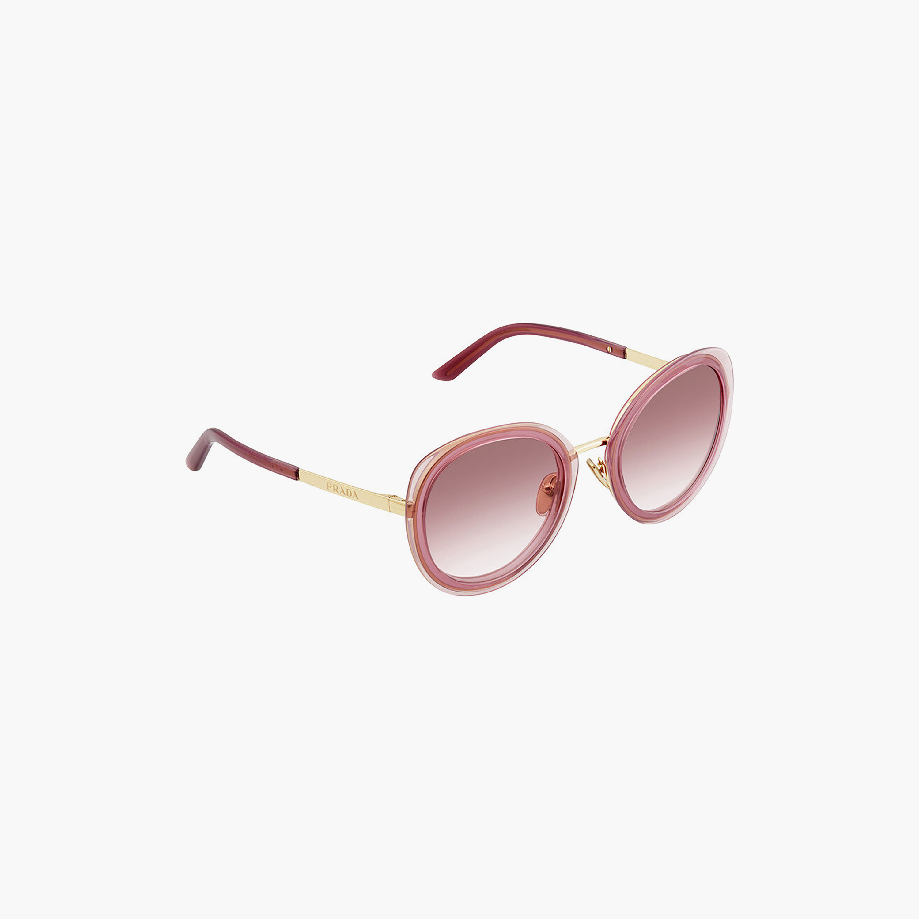 Prada Women Round Grey Sunglasses | 54YS-women-sunglasses-image-2