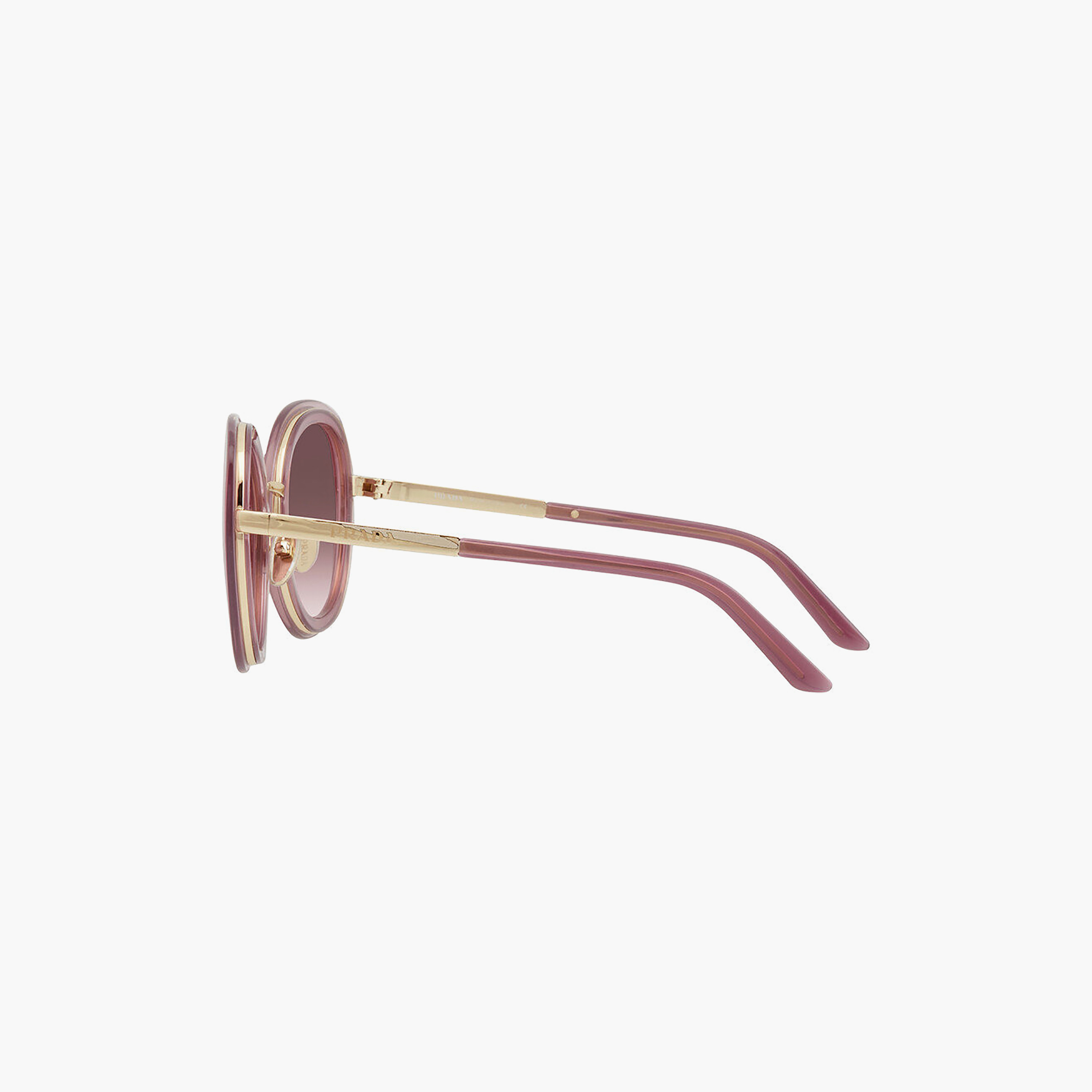 Prada Women Round Grey Sunglasses | 54YS-women-sunglasses-image-3