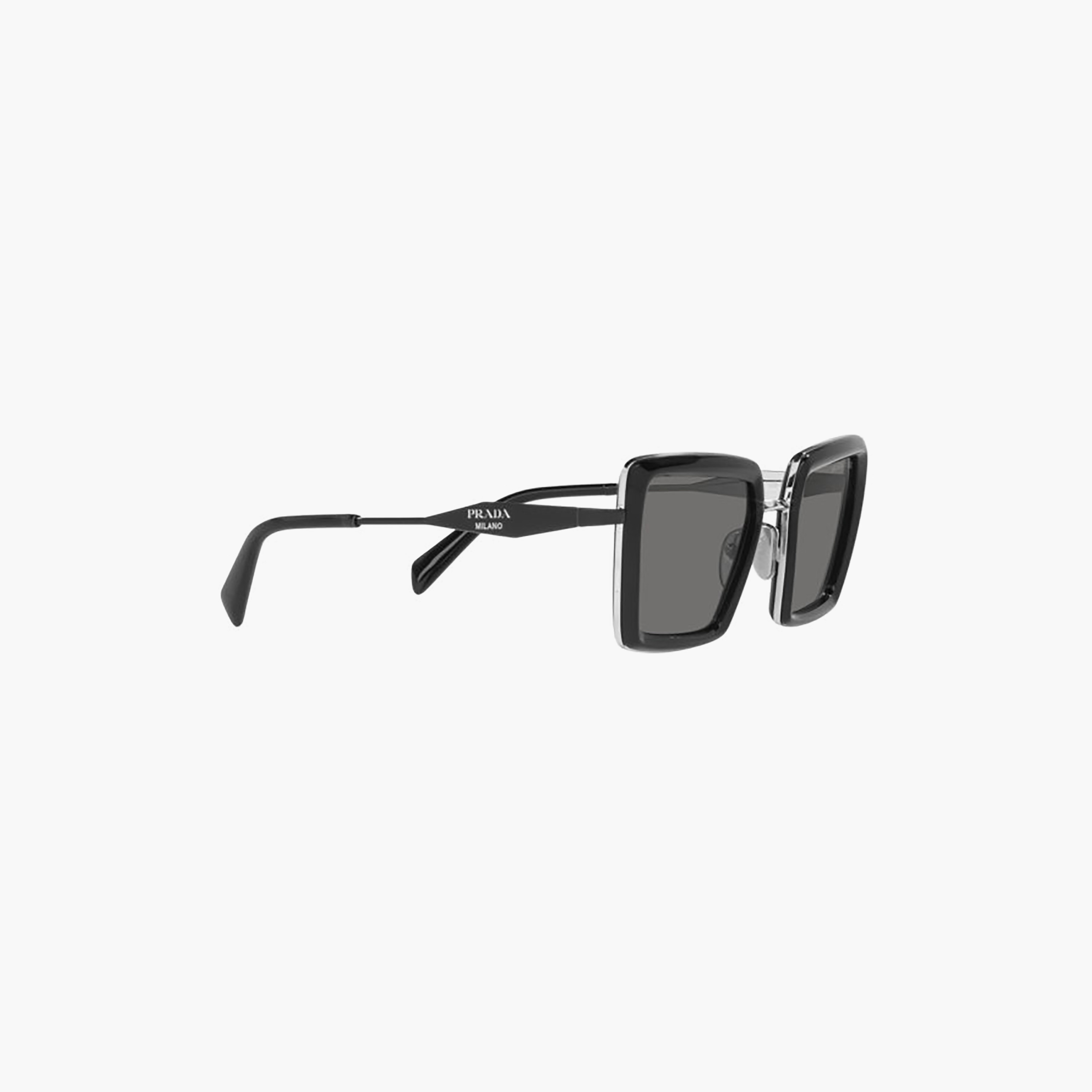 نظارات شمسية مربعة رمادية من برادا للنساء | 55ZS-women-sunglasses-image-3