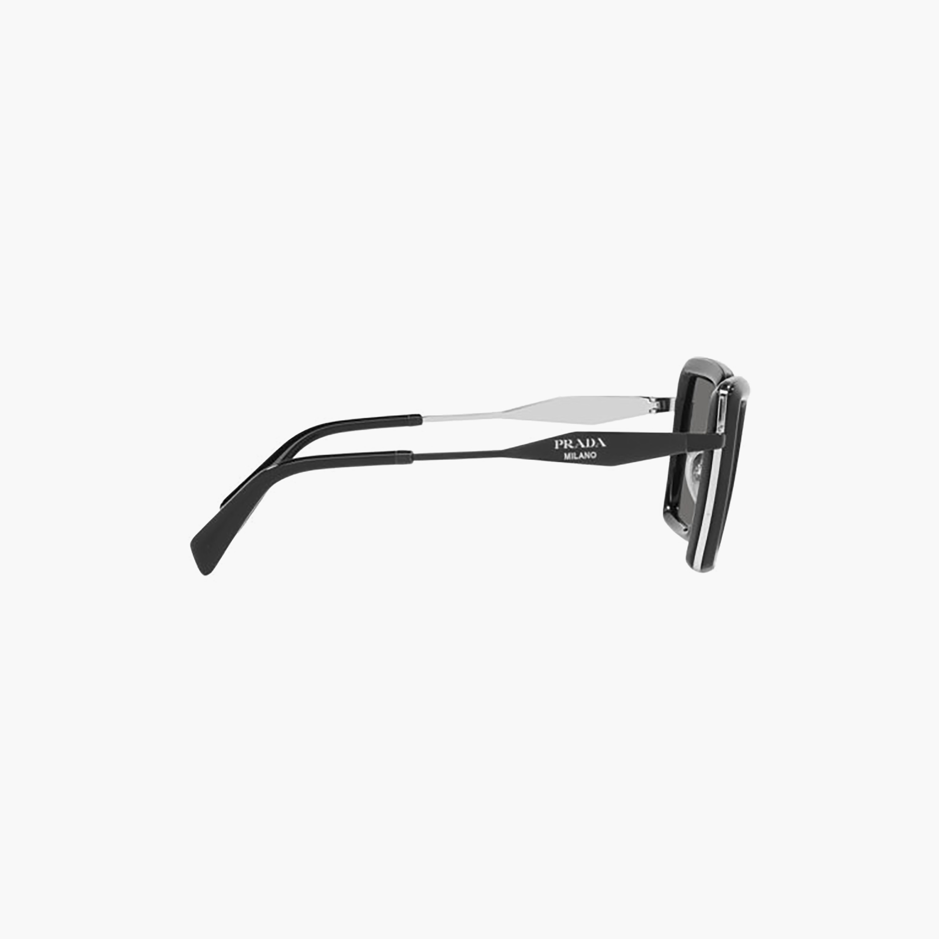 نظارات شمسية مربعة رمادية من برادا للنساء | 55ZS-women-sunglasses-image-4