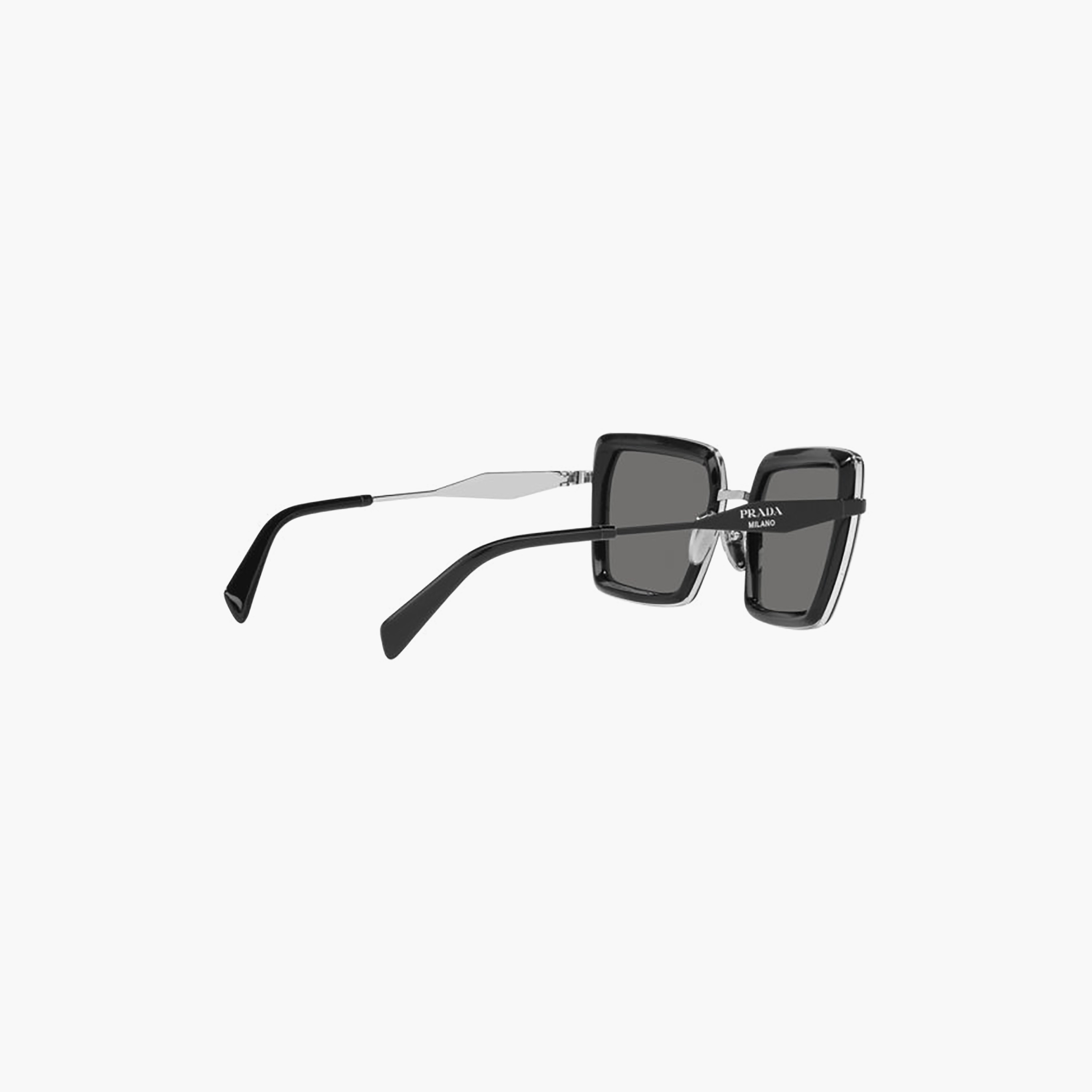 نظارات شمسية مربعة رمادية من برادا للنساء | 55ZS-women-sunglasses-image-5