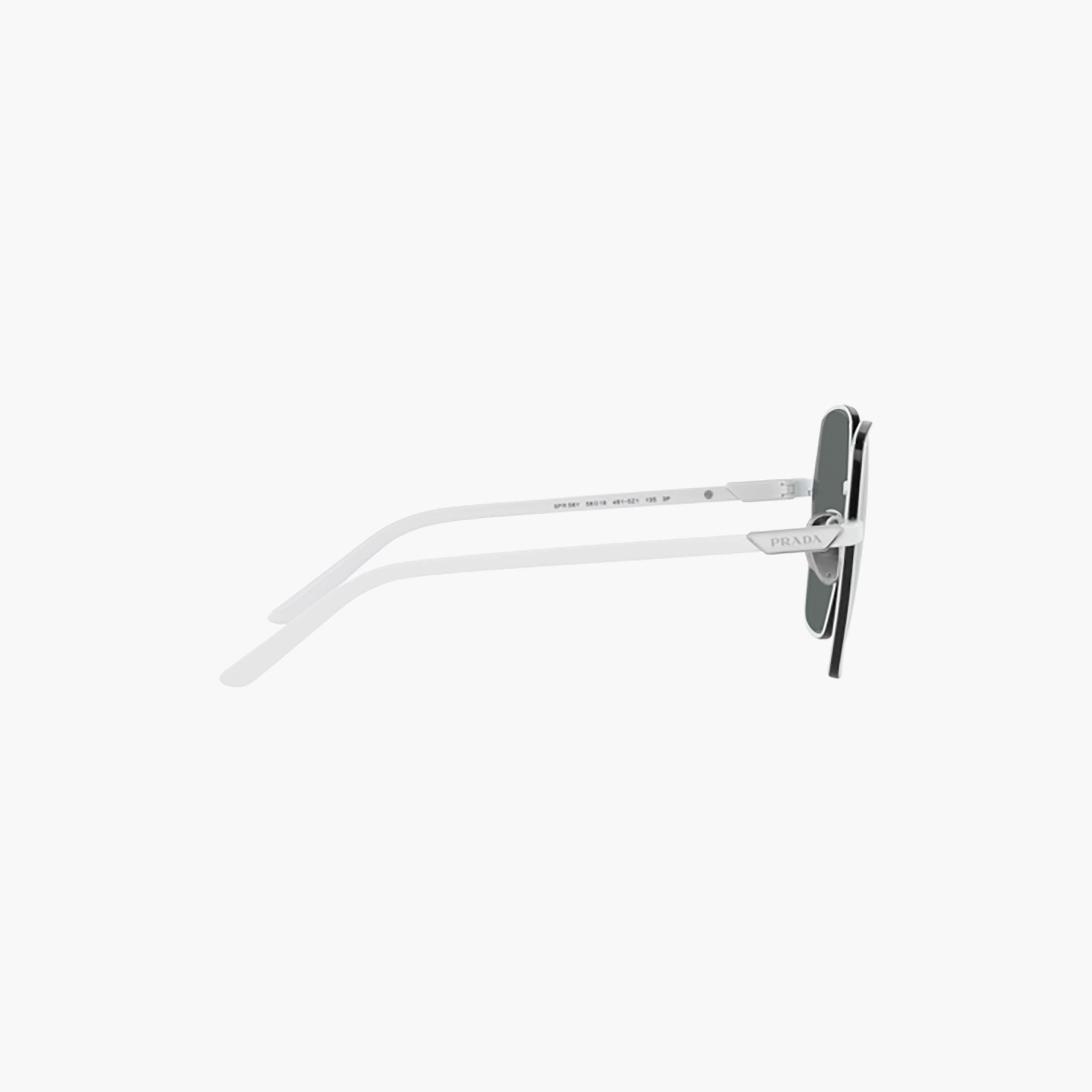 Prada Women Geometric Polorized Grey Sunglasses | 56YS-women-sunglasses-image-2