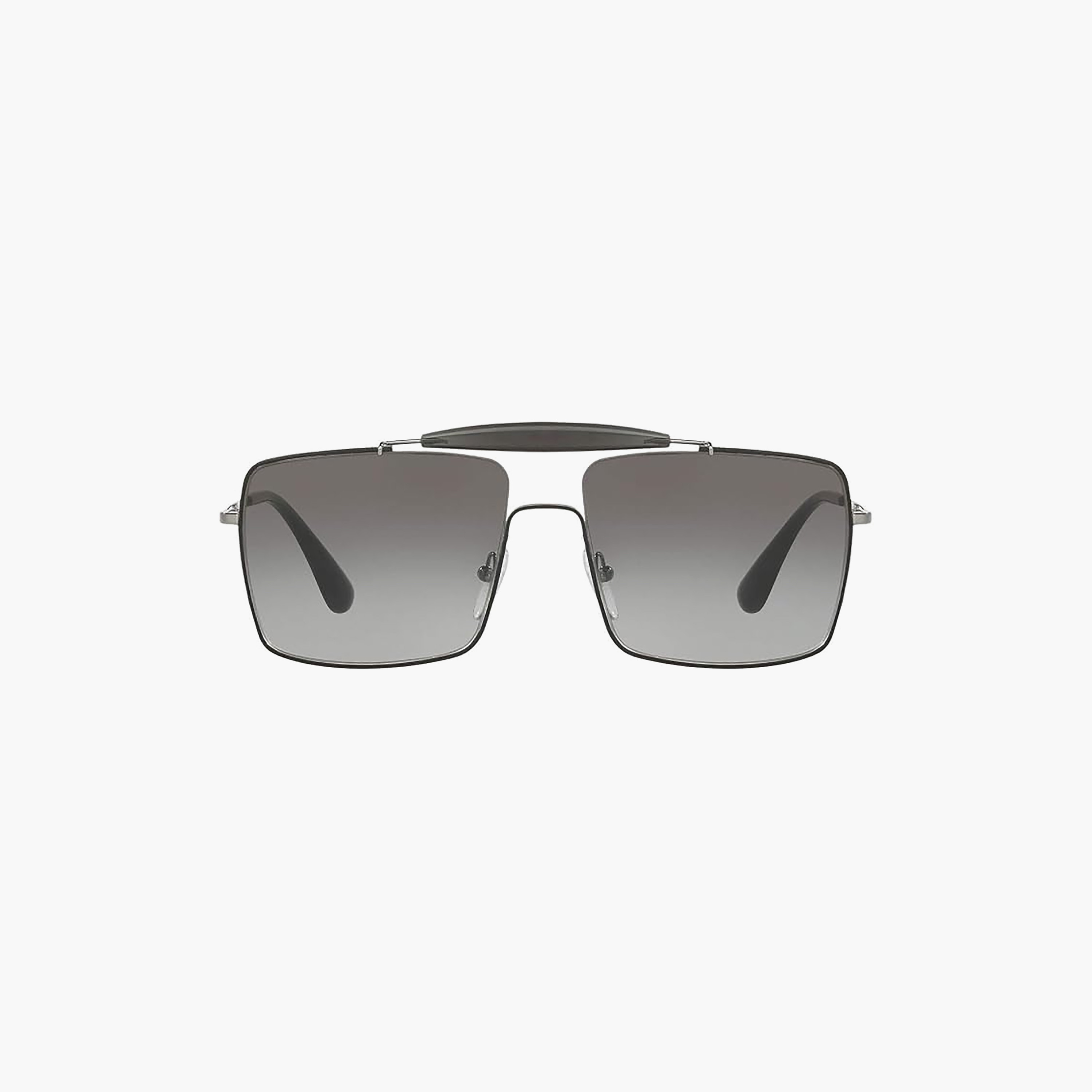 نظارات برادا رجالية رمادية طراز أفياتور | 57SS-men-sunglasses-image-1